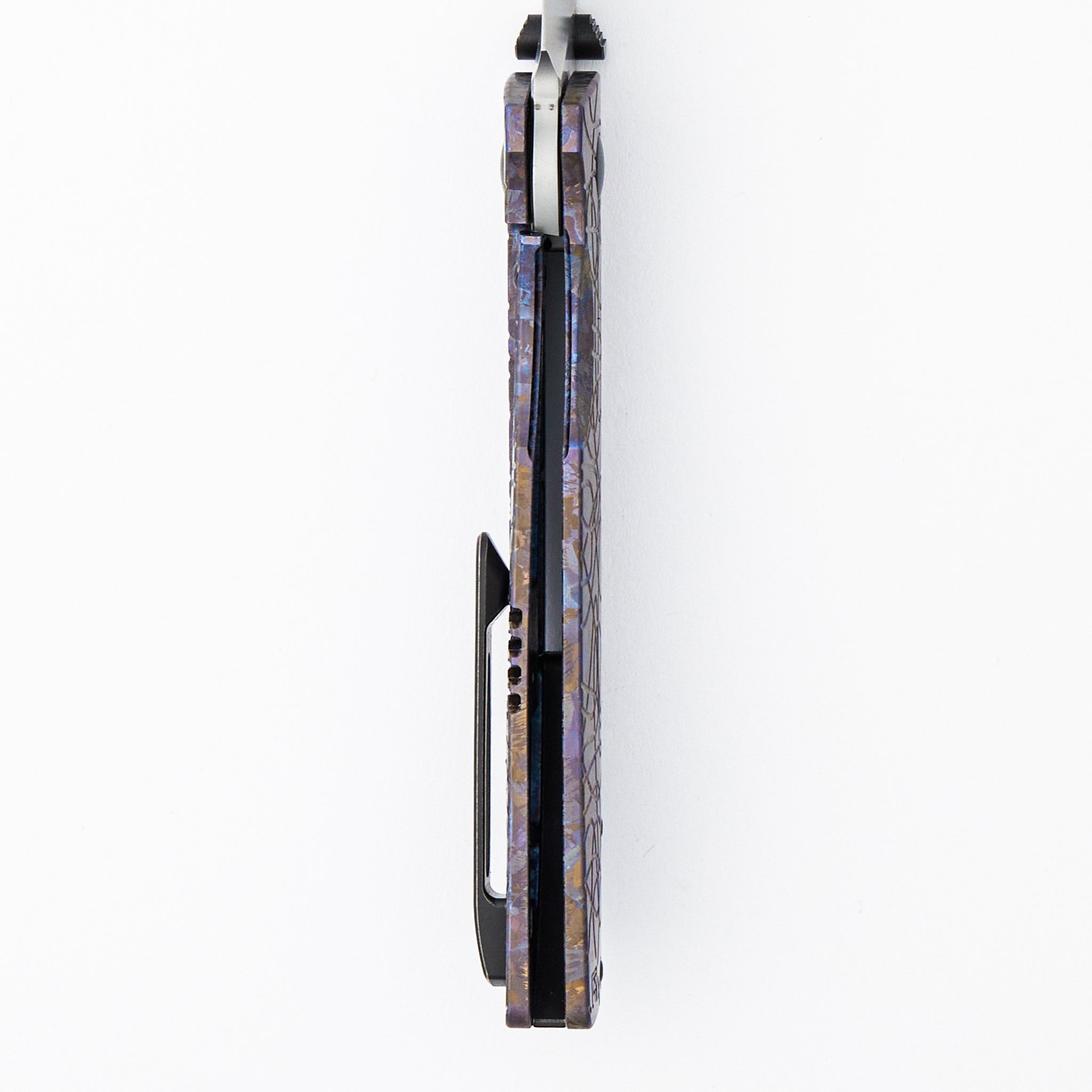 Lex - M398 Blade - Color CrystalTi Handle Handle (Mike Kulygin Design)