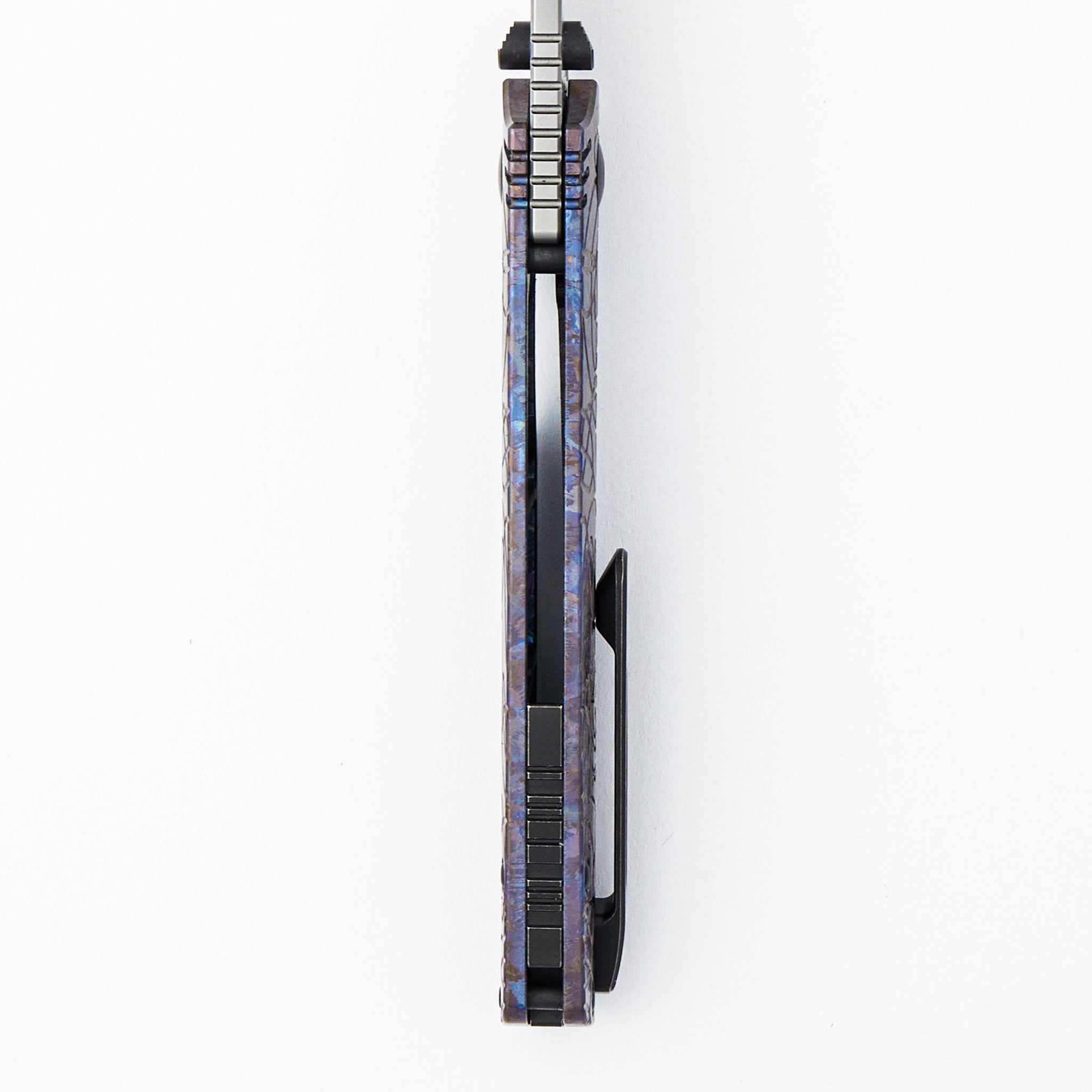 Lex - M398 Blade - Color CrystalTi Handle Handle (Mike Kulygin Design)