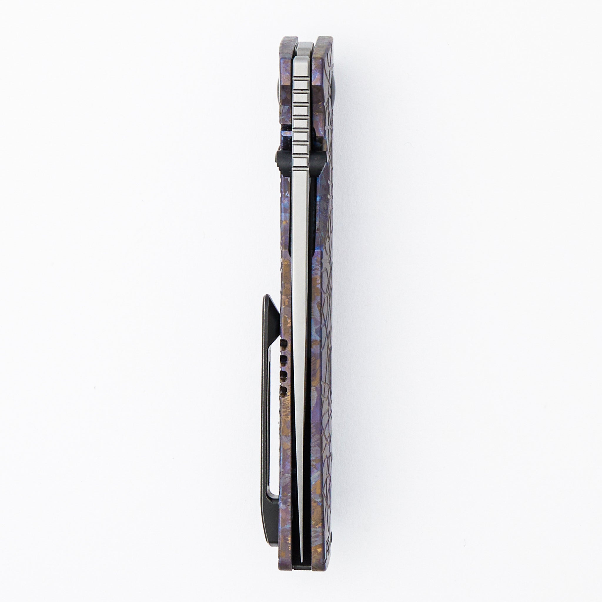 Lex - M398 Blade - Color CrystalTi Handle Handle (Mike Kulygin Design)