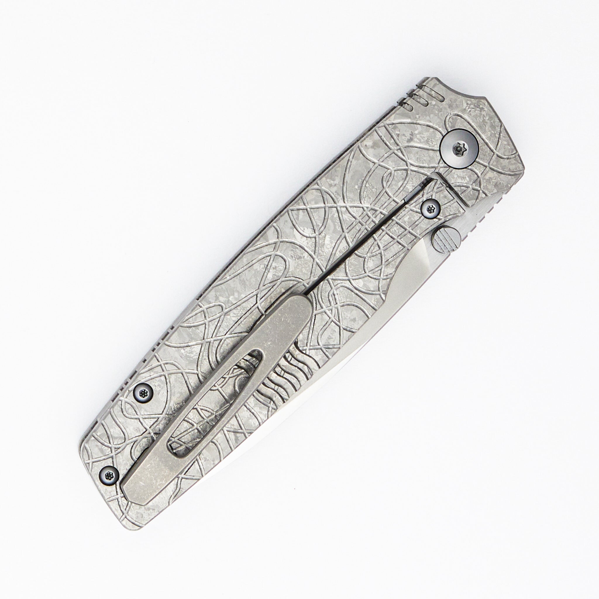 Lex - M398 Blade - CrystalTi Handle Handle (Mike Kulygin Design)