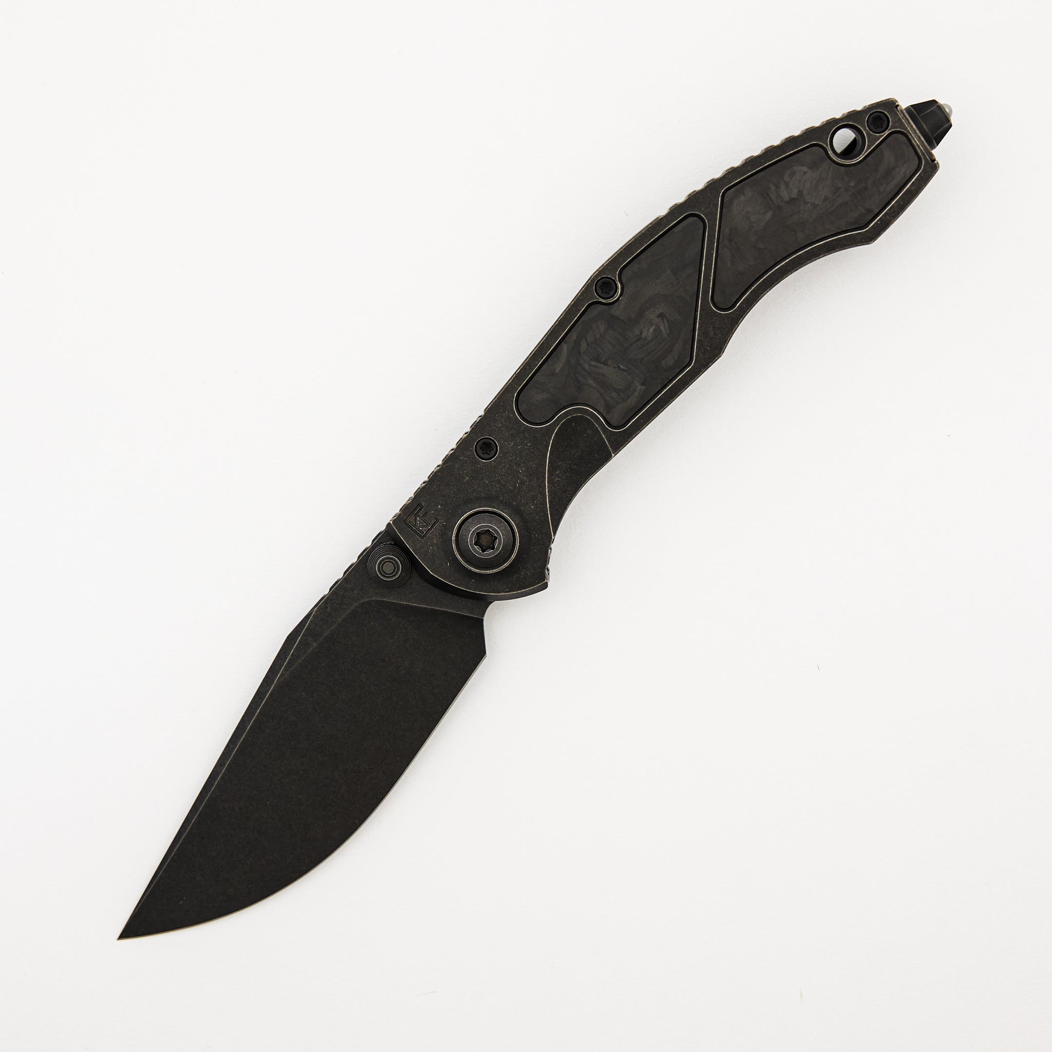 Sokosha 2024 - Titanium/Carbon Fiber Handle - M398 Blade - (A. Marfione / A. Malyshev Design)