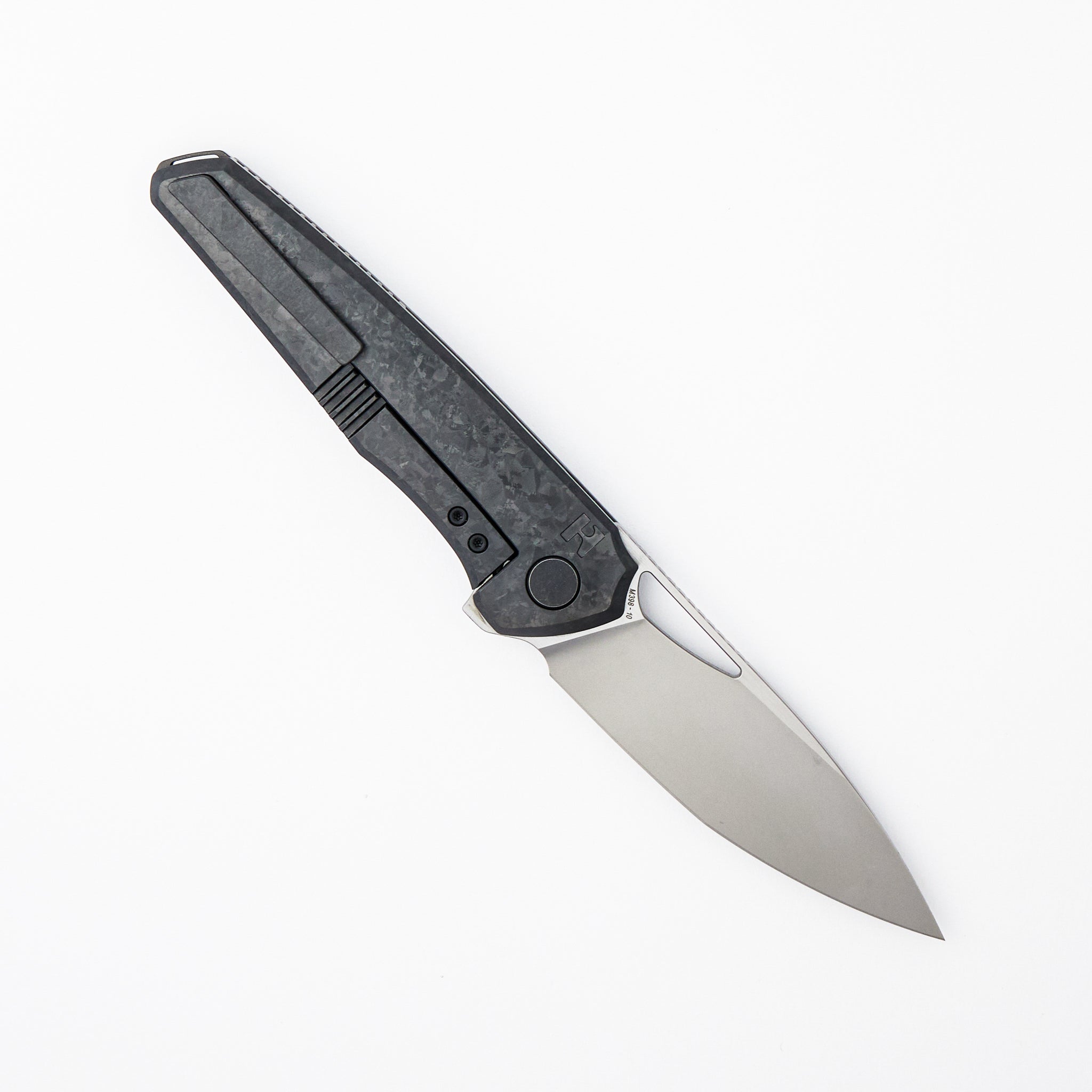 R&H Tasca - M398 Blade - Black CrystalTi Handle (Jan Samek Design)