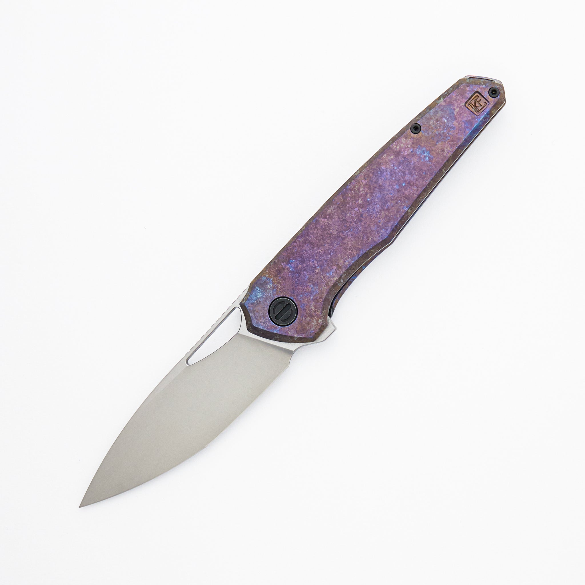 R&H Tasca - M398 Blade - Color CrystalTi Handle (Jan Samek Design)