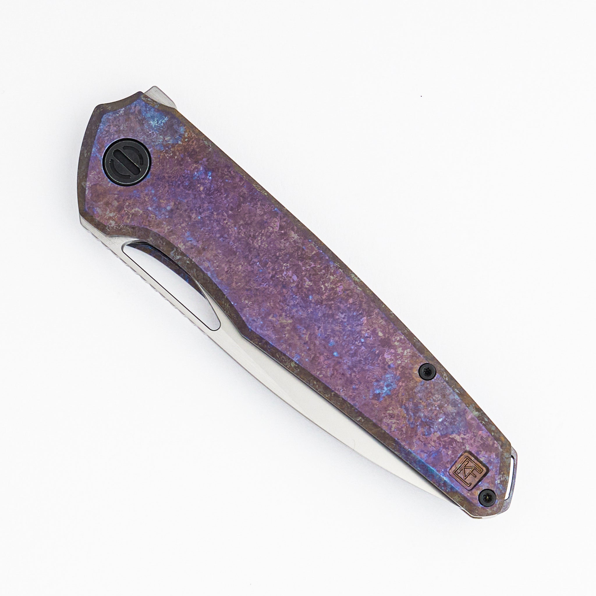 R&H Tasca - M398 Blade - Color CrystalTi Handle (Jan Samek Design)