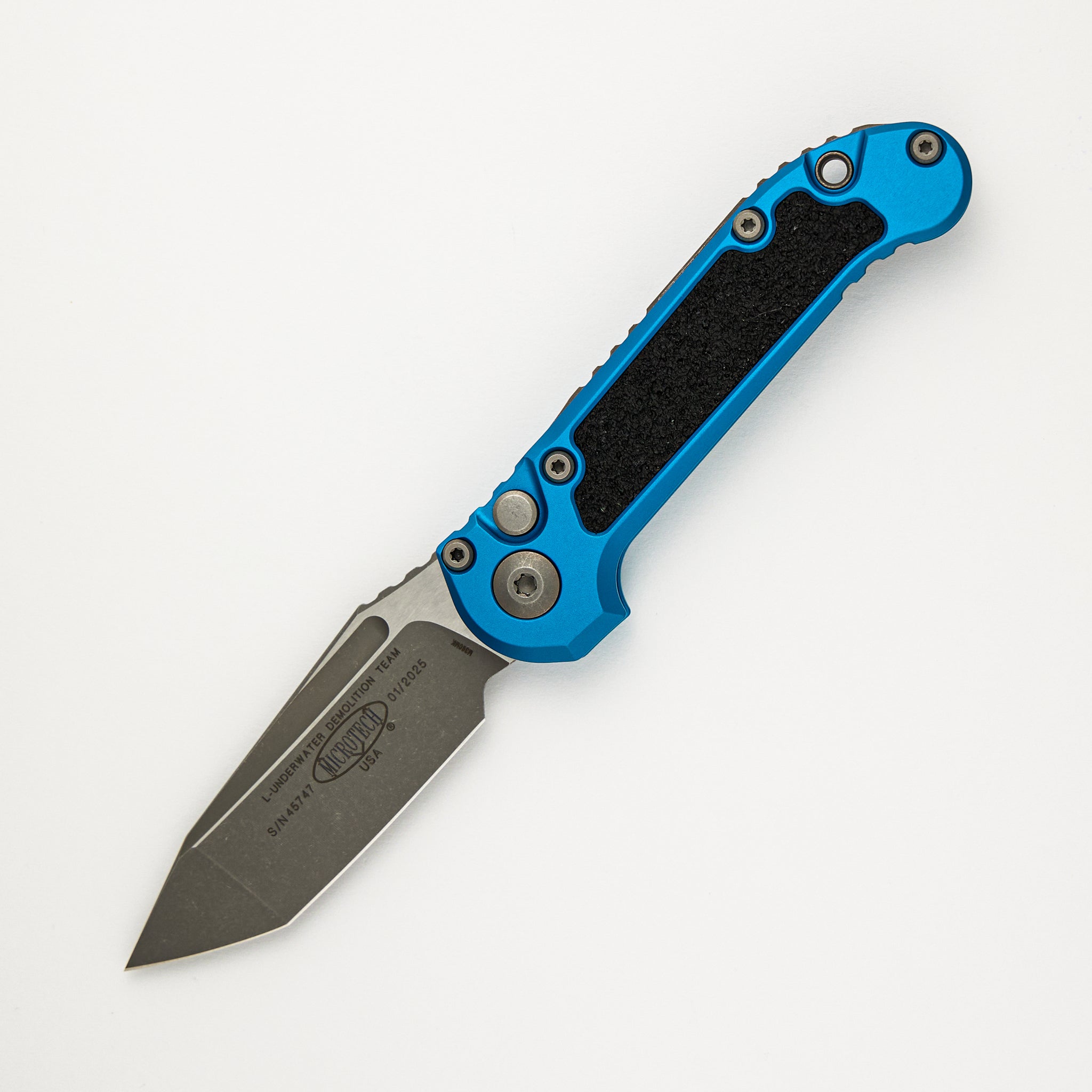 Microtech L.U.D.T. T/E Gen III Blue Apocalyptic Standard 1136-10 APBL