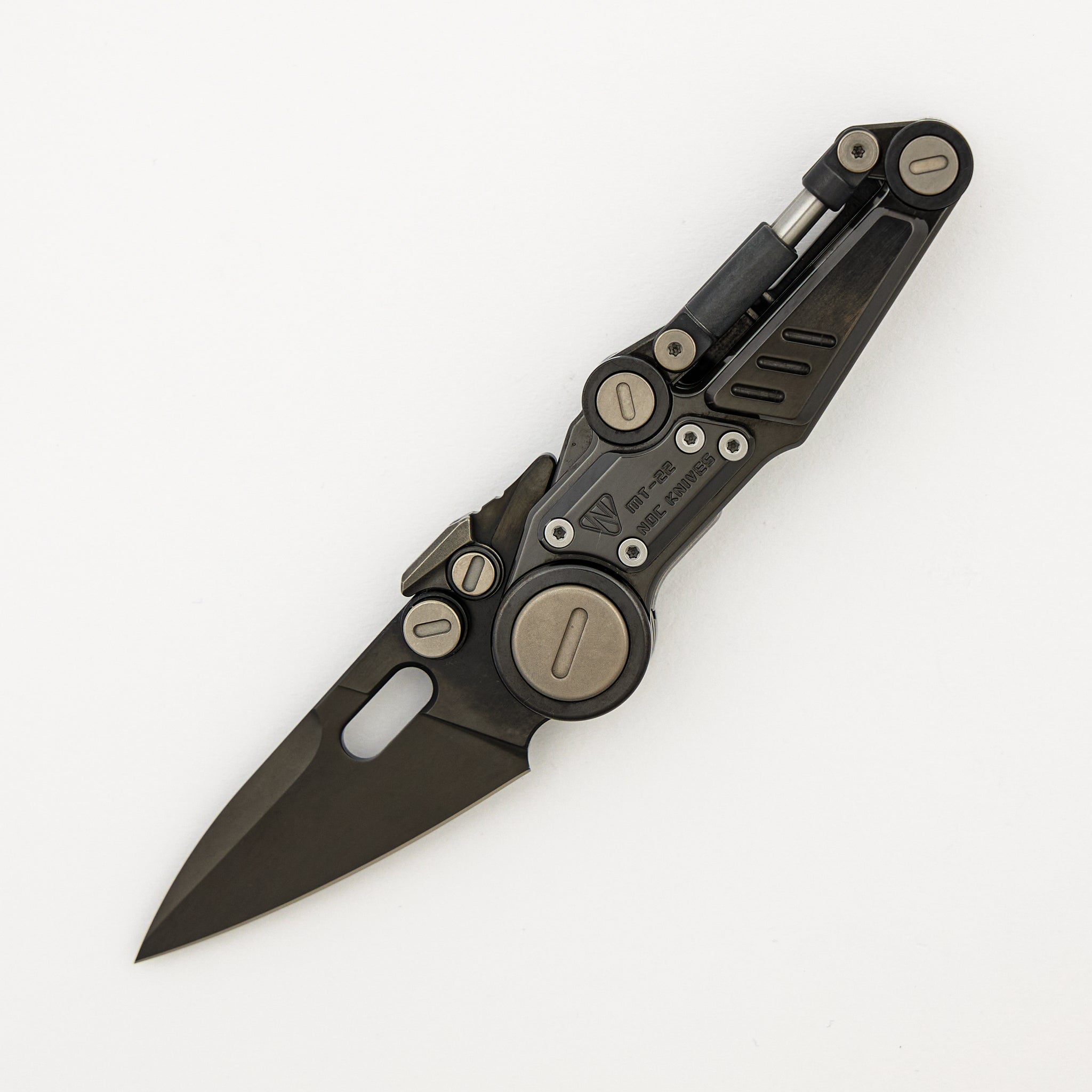 MT-22 Mini S-08 - Zirconium Handle - Black M390 Blade