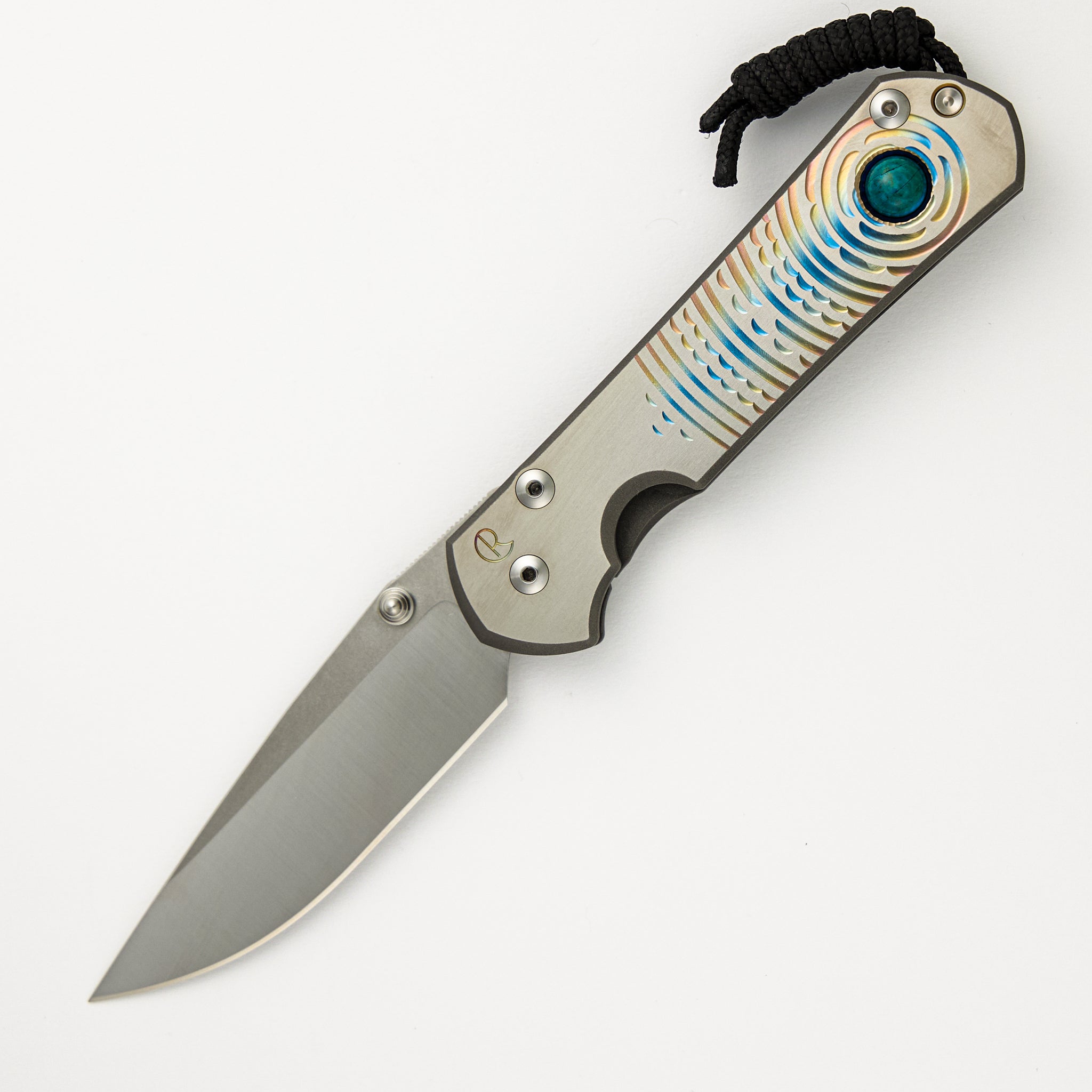 Chris Reeve Large Sebenza Unique Graphic - 10MM Chrysocolla