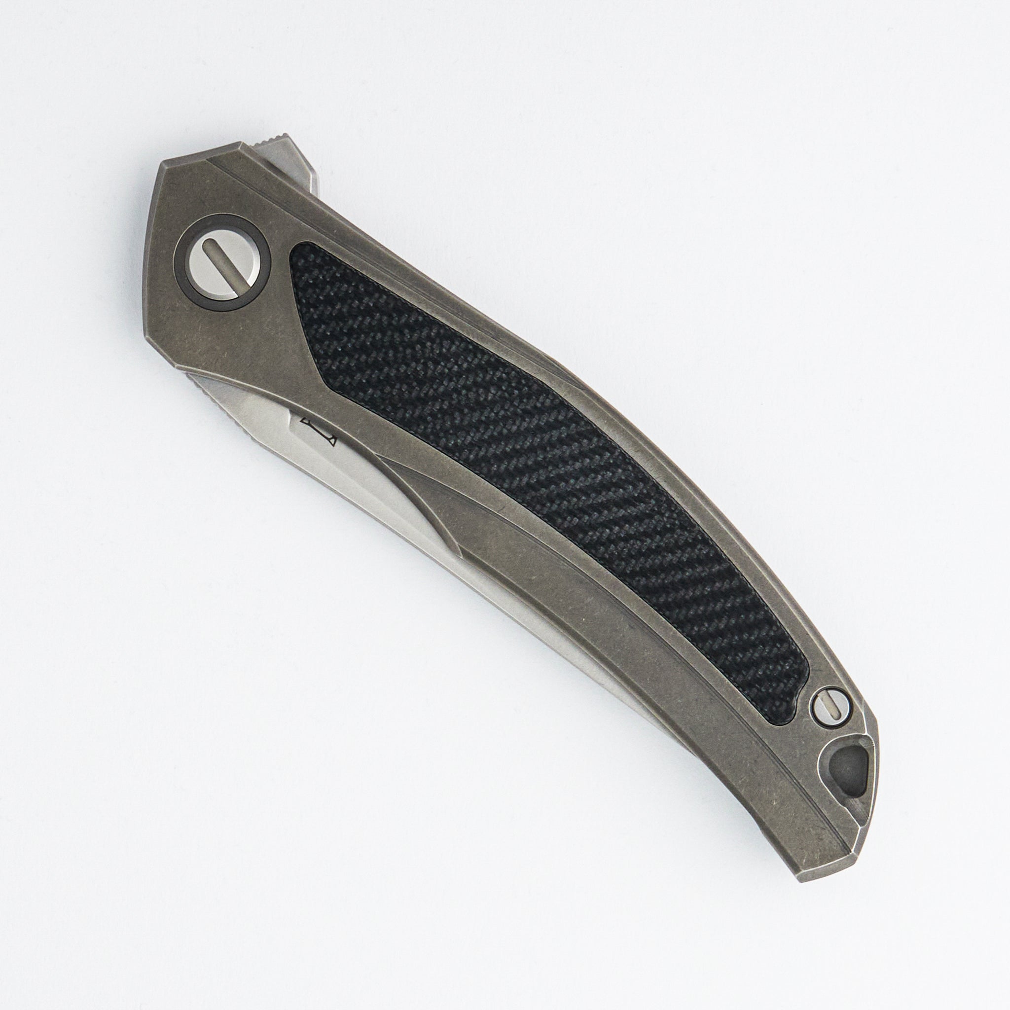 Ursus Quantum - Cromax PM Blade - Titanium Handle - Black G10 Inlay - SRBS