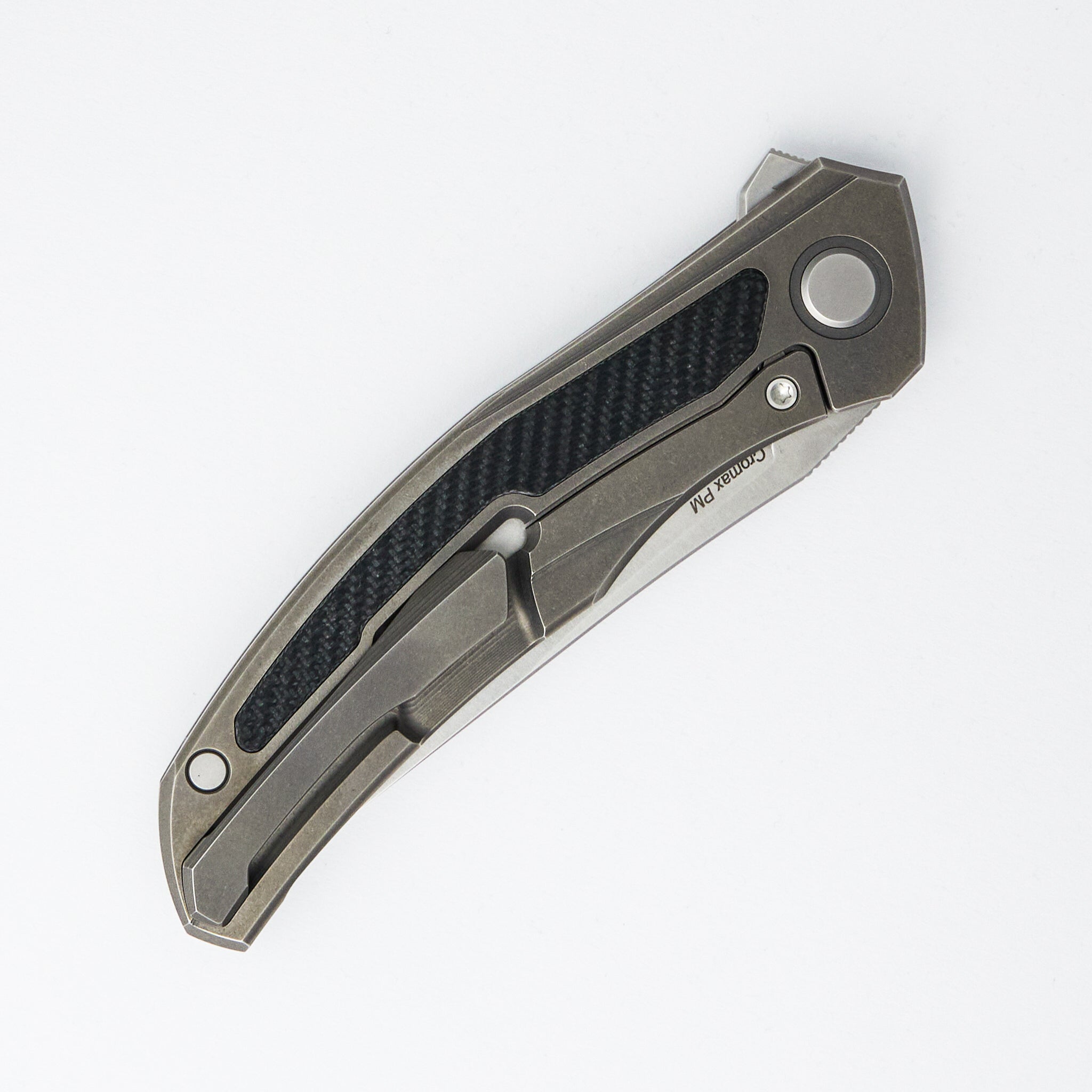 Ursus Quantum - Cromax PM Blade - Titanium Handle - Black G10 Inlay - SRBS