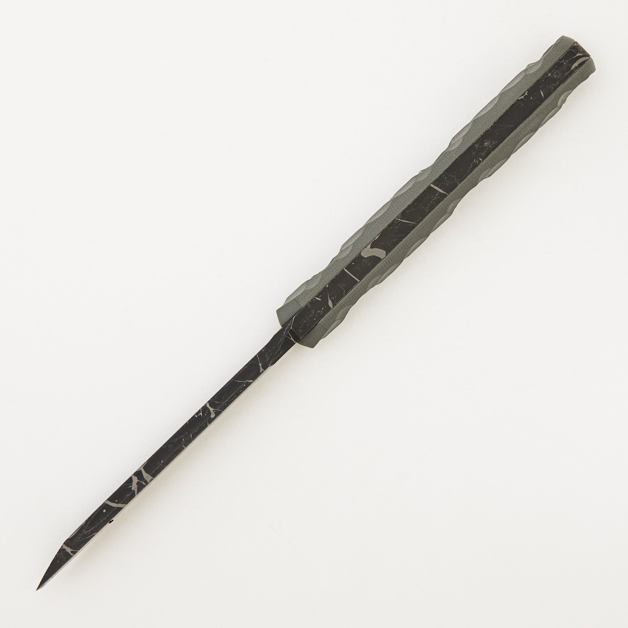 Spike - Acid Etch 3V Blade - Gray G10 Handle