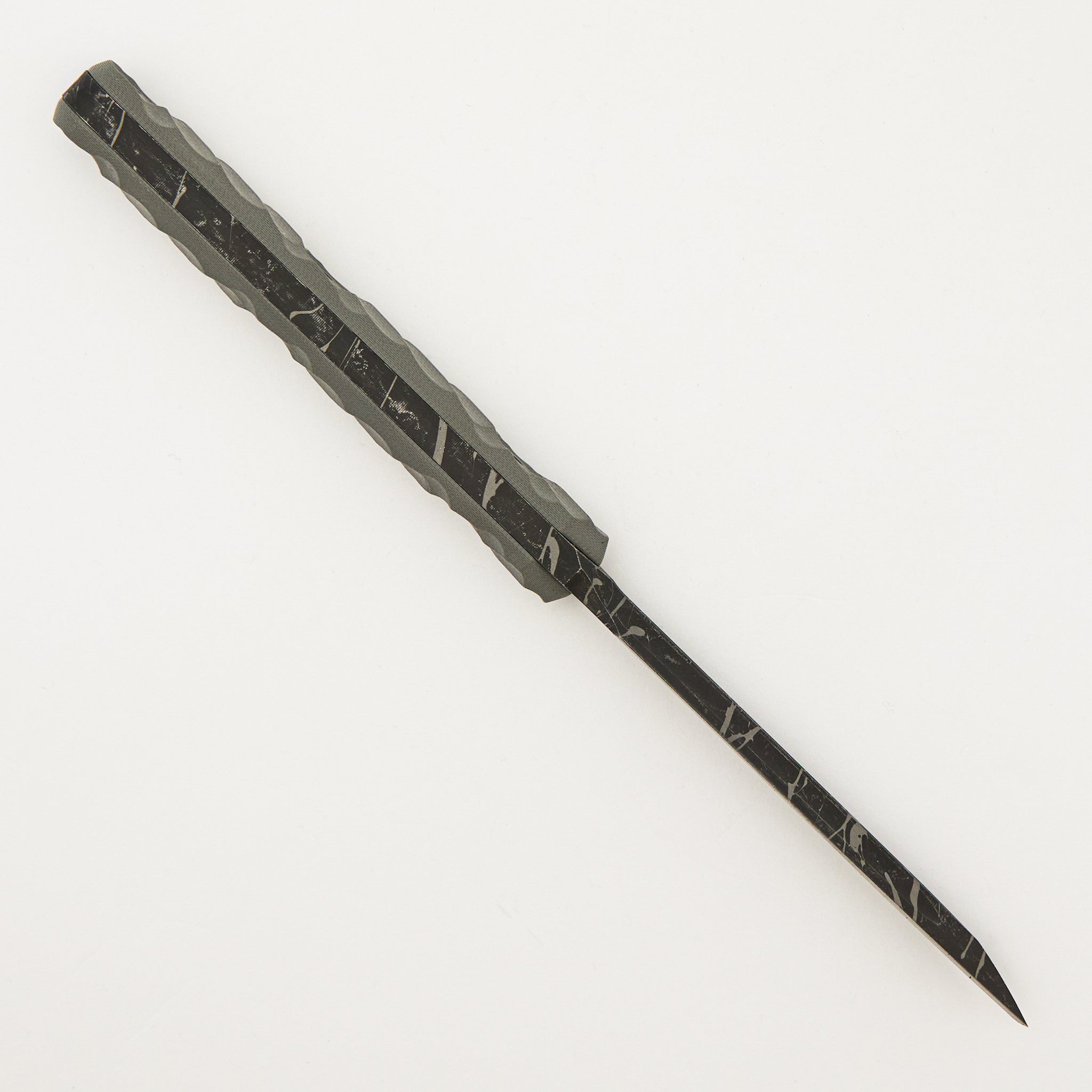 Spike - Acid Etch 3V Blade - Gray G10 Handle
