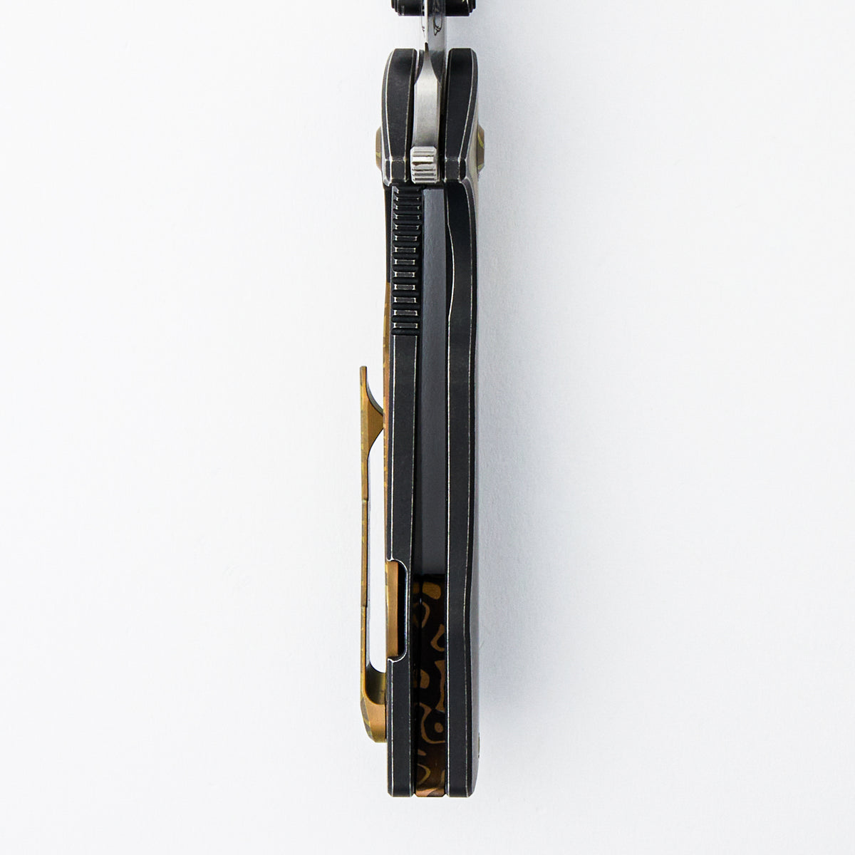 J-Cape V4 - CPM 20CV Blade - Black Titanium Handle - Mokume Accents