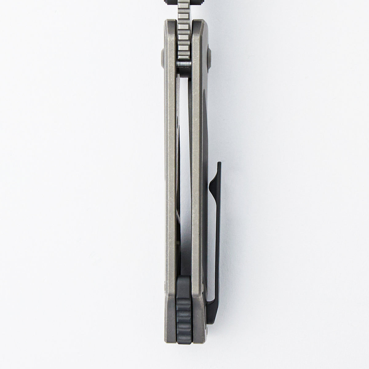 J-Cape V4 - CPM 20CV Blade - Grey Zirc Blasted Titanium Handle - Zirconium Inlays