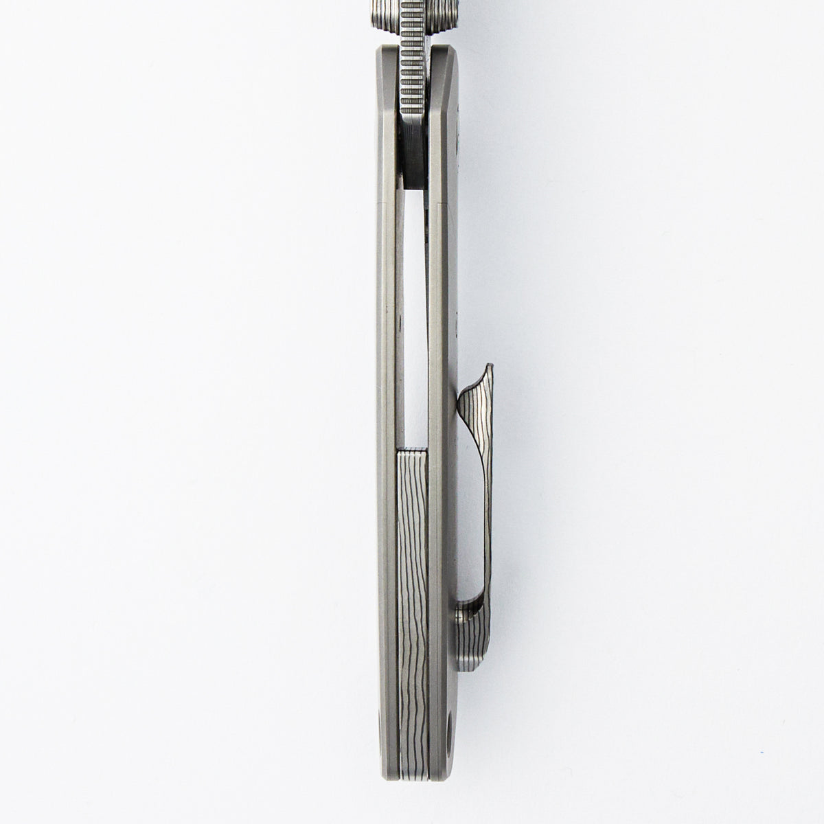 Boomslang - Stonewashed Titanium Handle - XHP Core Raindrop/Acid Blade