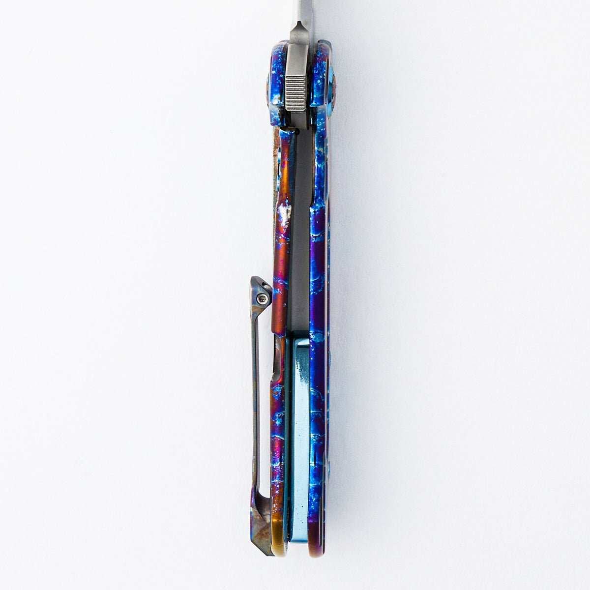 Mini Butcher 2014 - S35VN Blade - Custom Anodized Titanium Handle