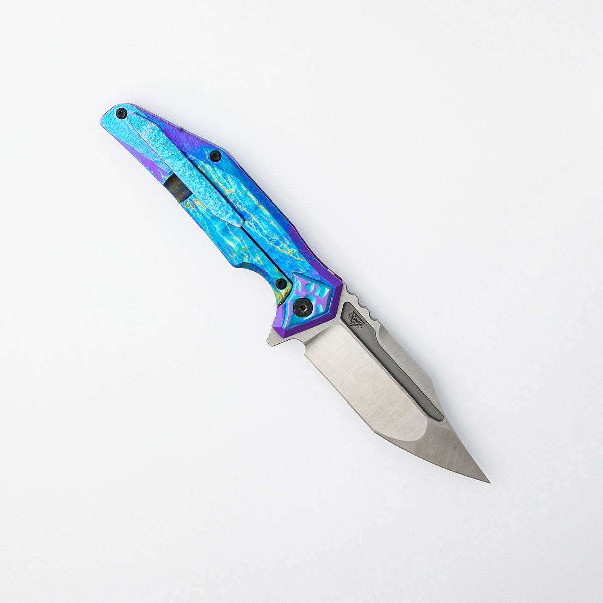 The Abyss - M390 Blade - Titanium Handle - Customized By Colin Crazy Creations
