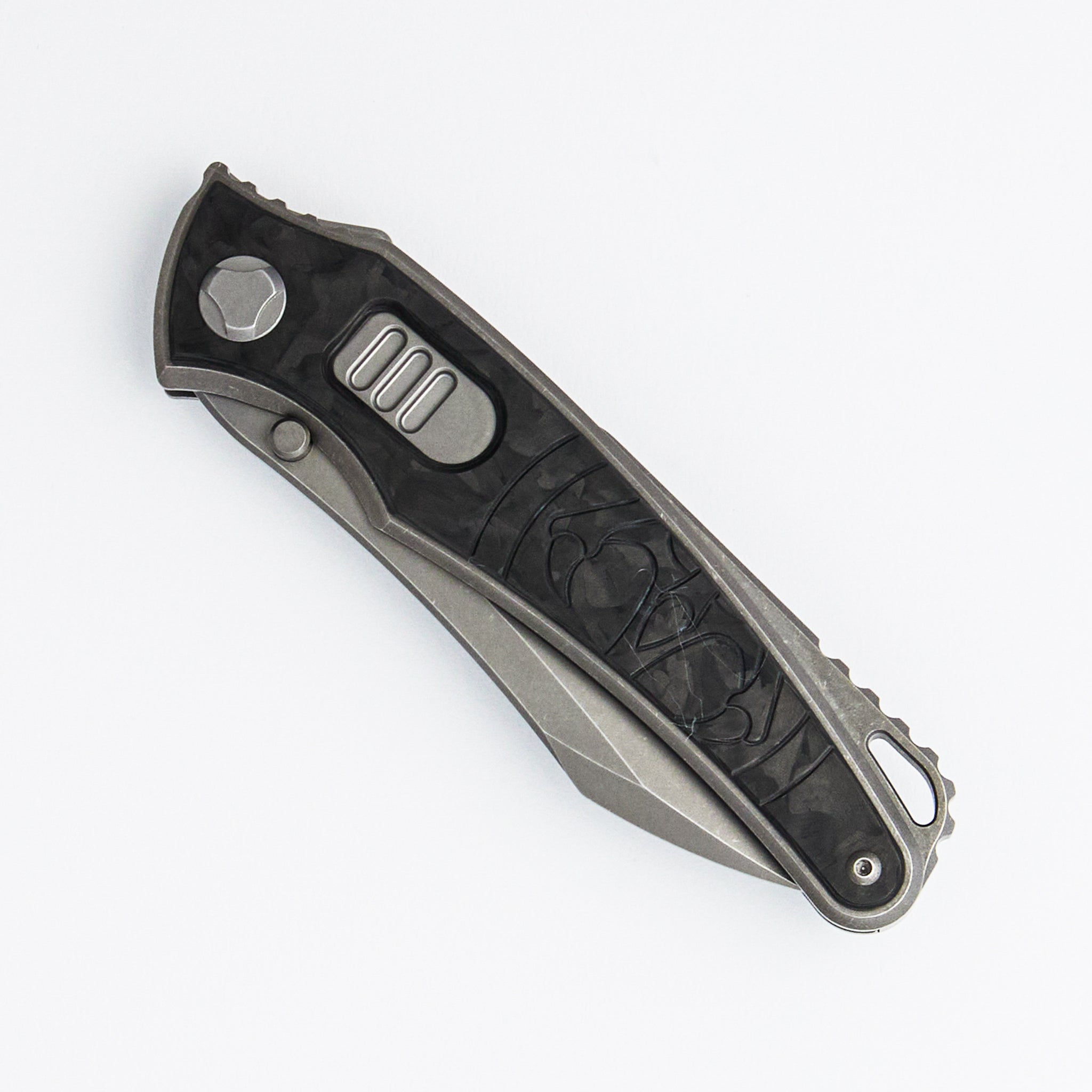 Talon Auto - Brightwashed - Black Ops Marble - M390 Blade
