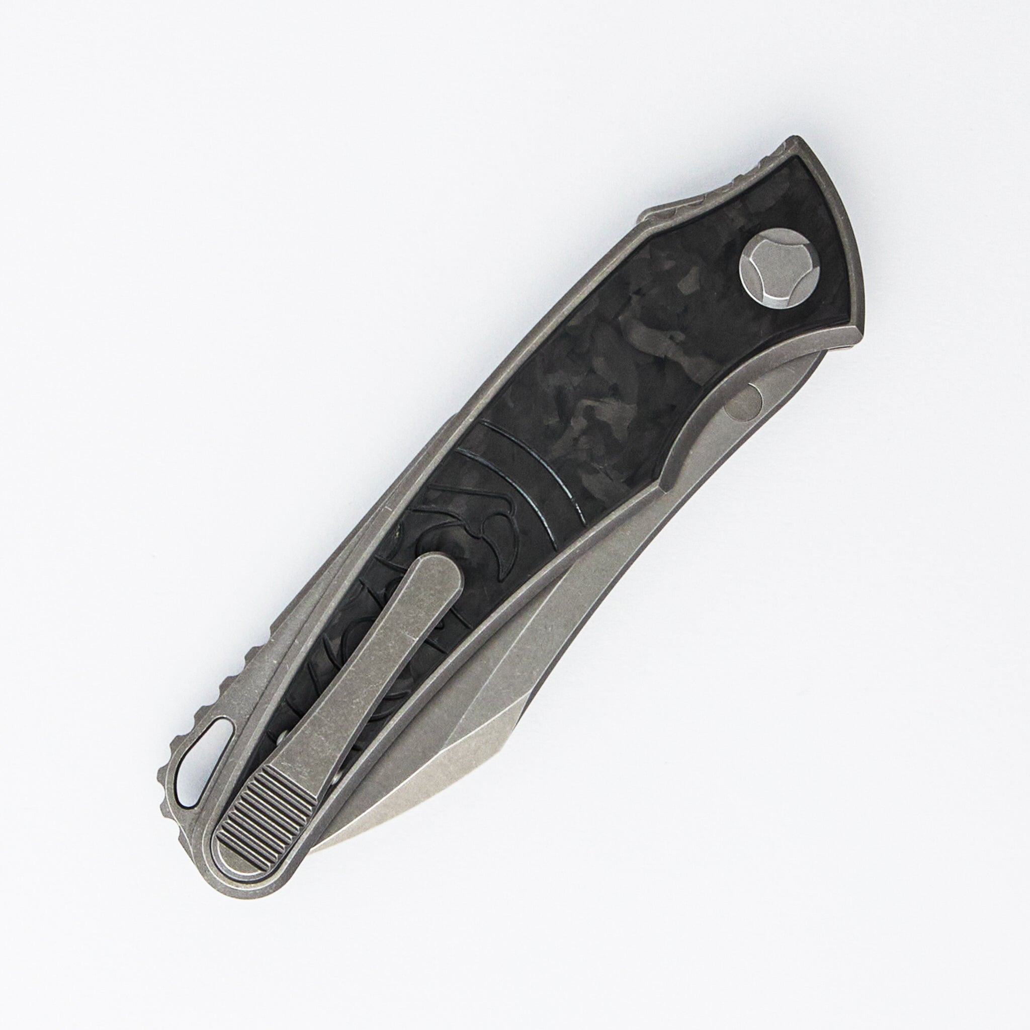 Talon Auto - Brightwashed - Black Ops Marble - M390 Blade