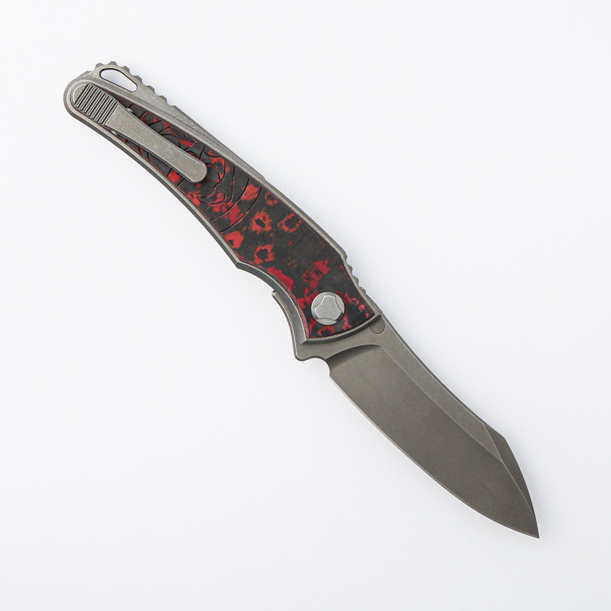 Talon Auto - Brightwashed - Lava Flow - M390 Blade