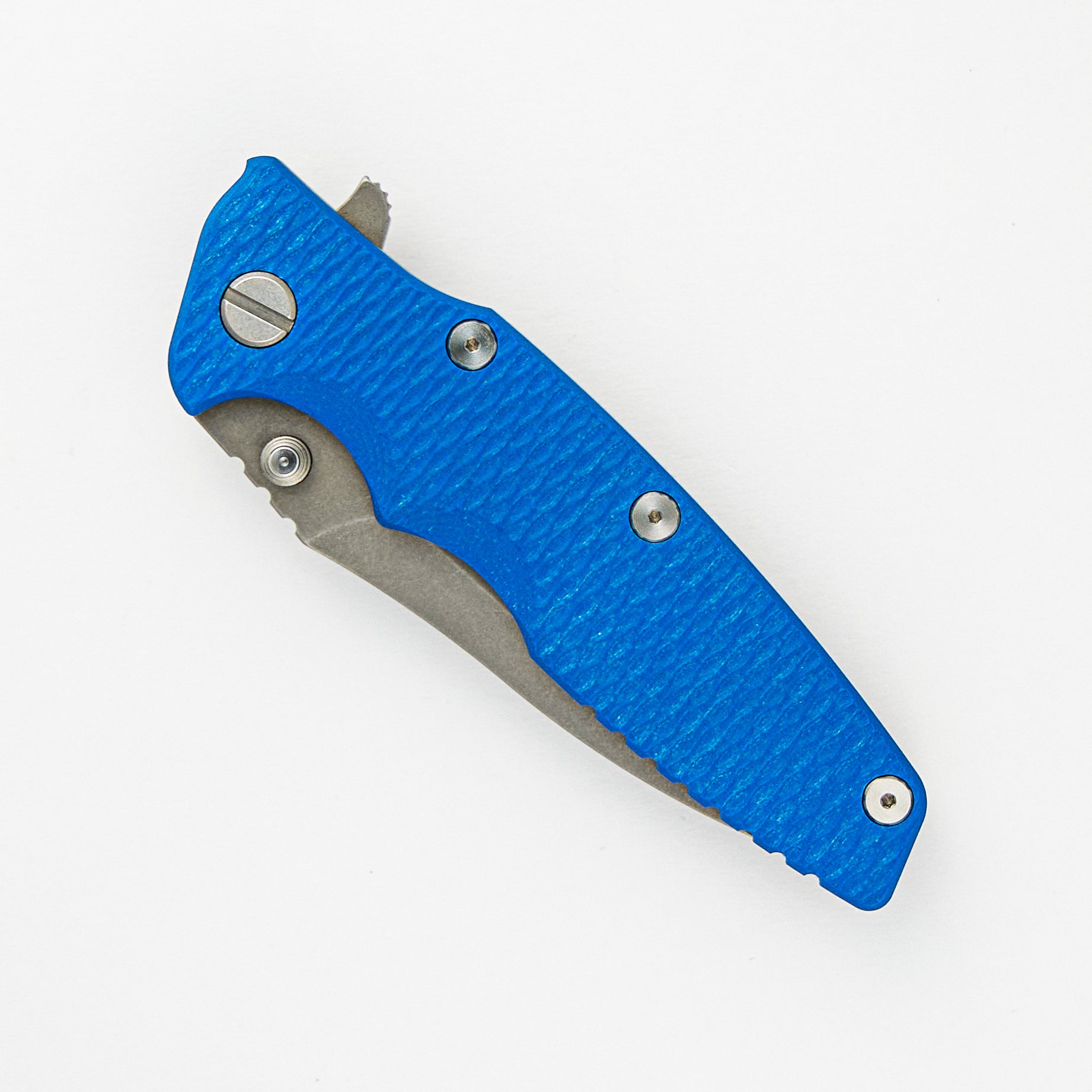 Eklipse 3.5″ – Swedged Spear – Tri-Way – Working Finish – Blue G10