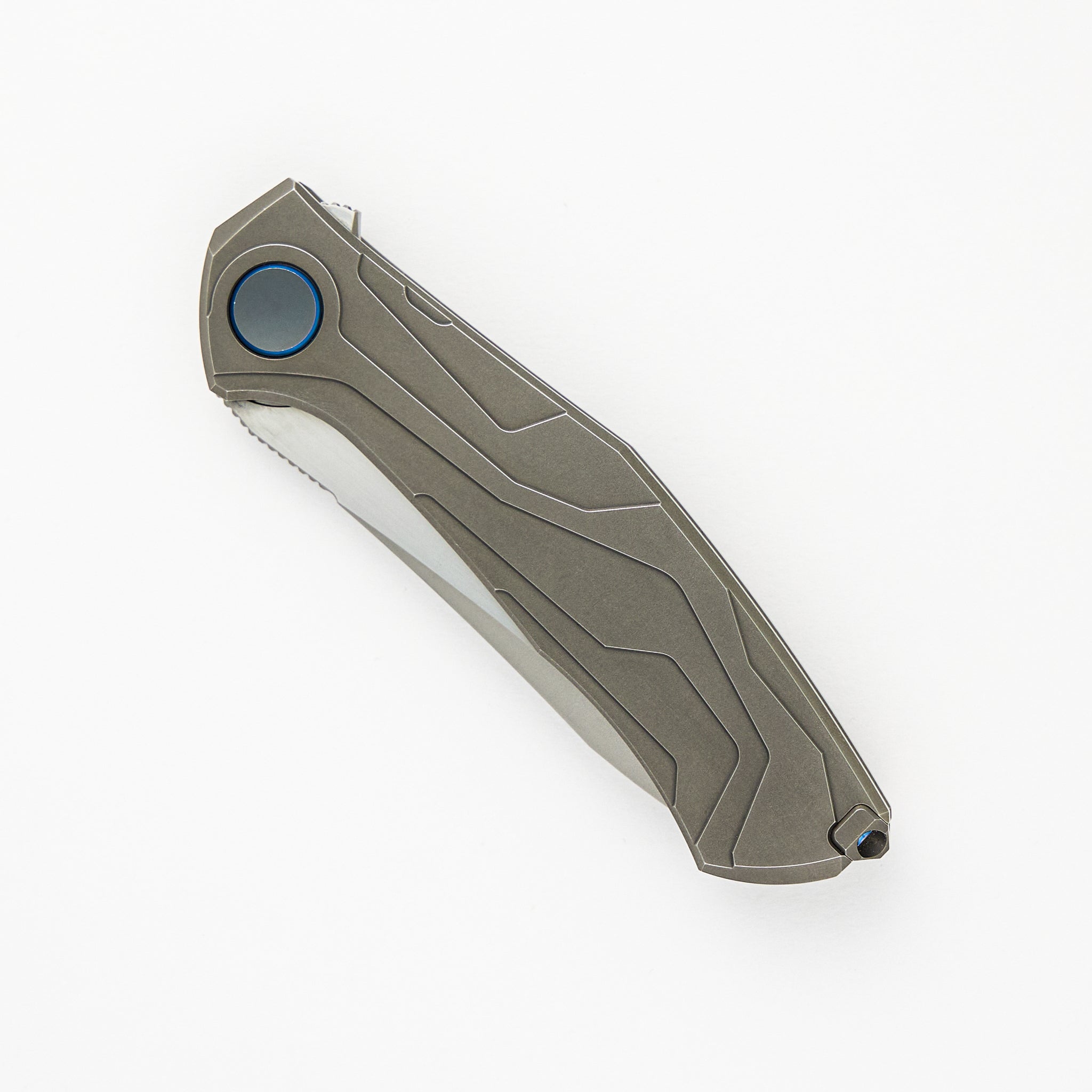 Shirogorov "Limited Edition" Sinkevich Design Kami Flipper - S110V Blade - Titanium Handle - MRBS