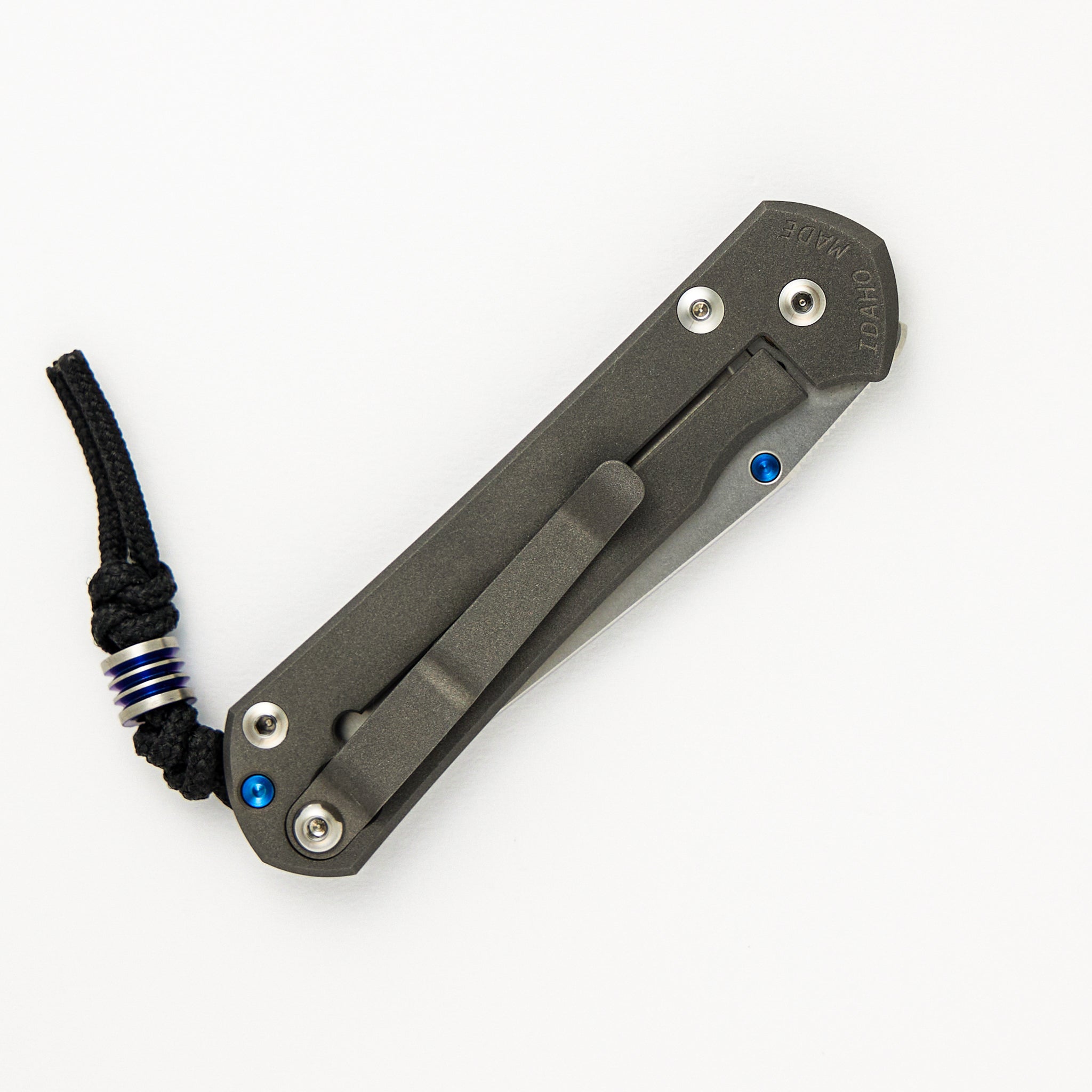 Chris Reeve Small Sebenza 31 - Carbon Fiber Front - Tanto CPM MagnaCut Blade - Blue Single Lug