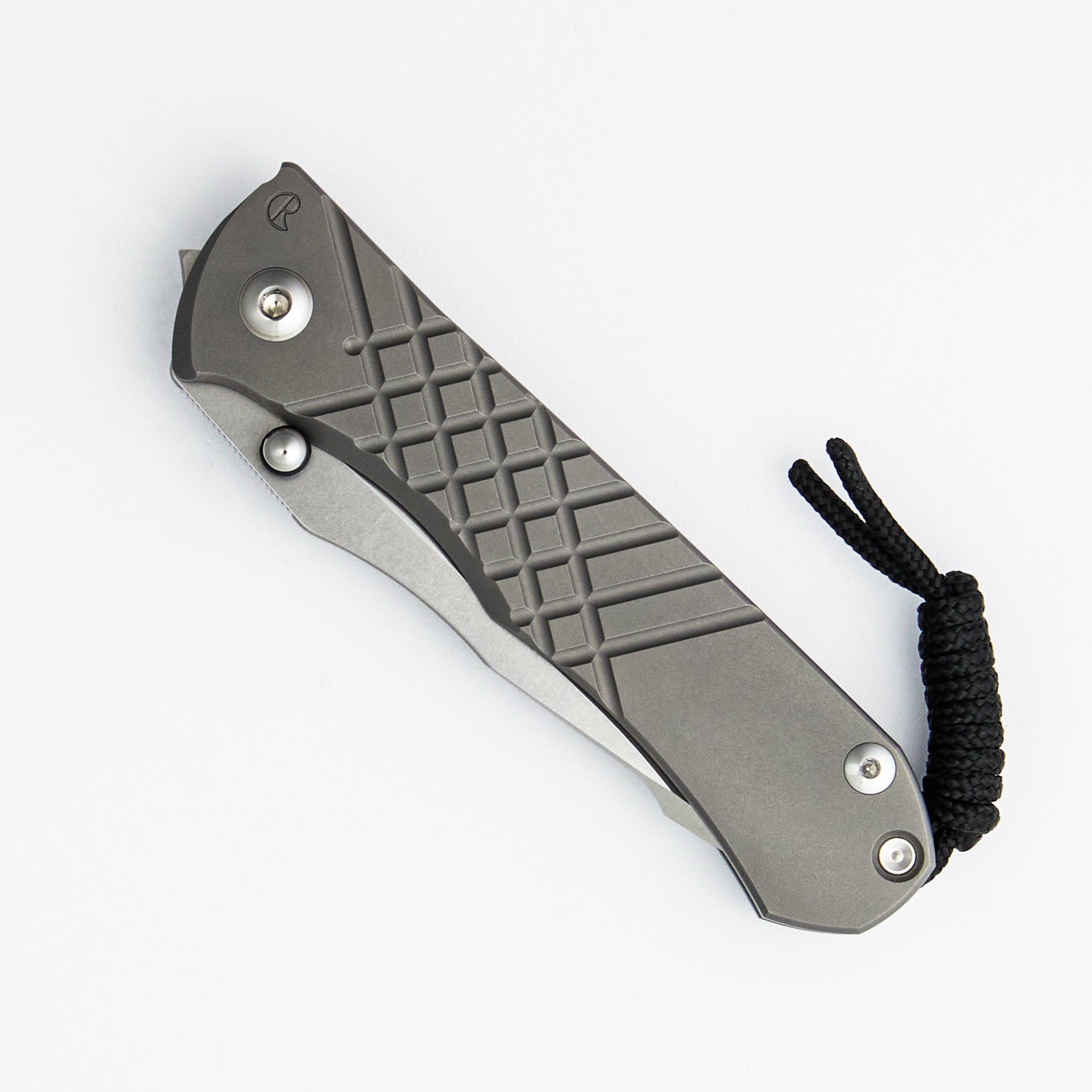 Umnumzaan - Drop Point CPM MagnaCut Blade - Glass Blasted - Titanium Handle