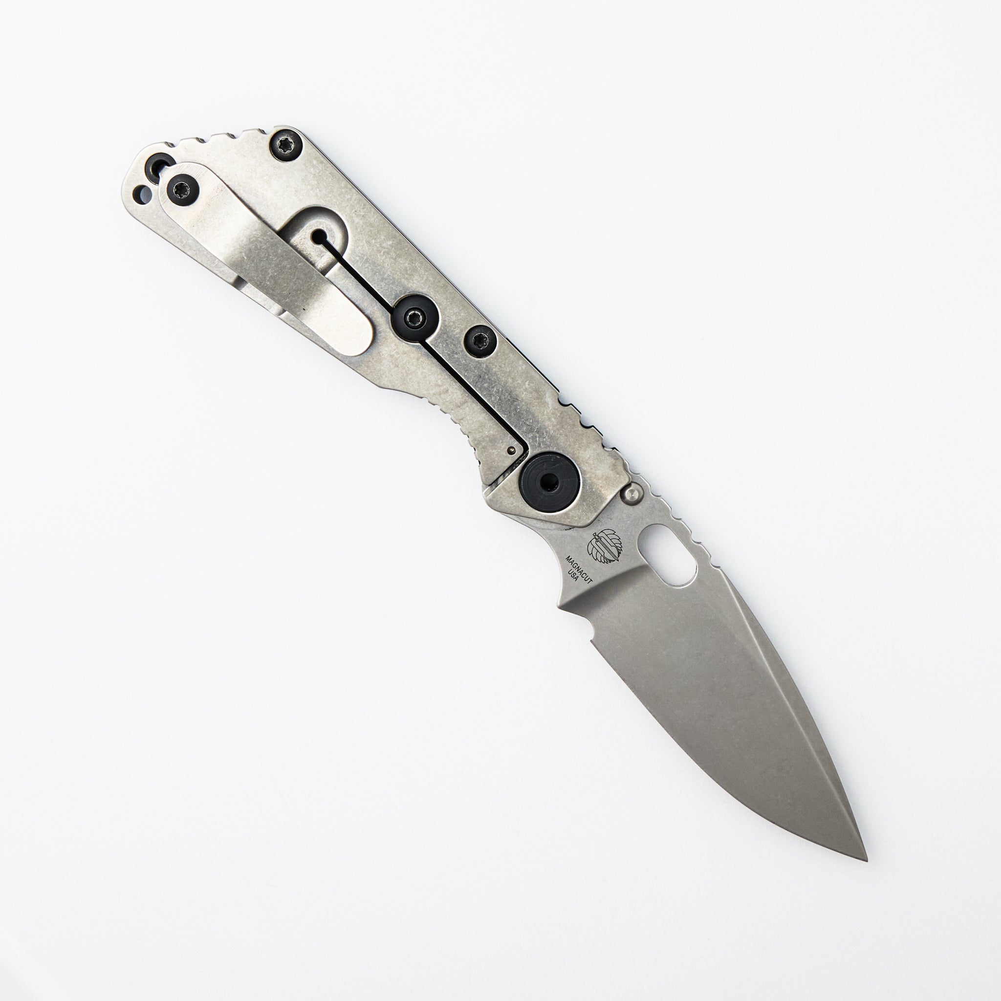 SNG CC - Black G10/Titanium Handle - Drop Point MagnaCut Blade