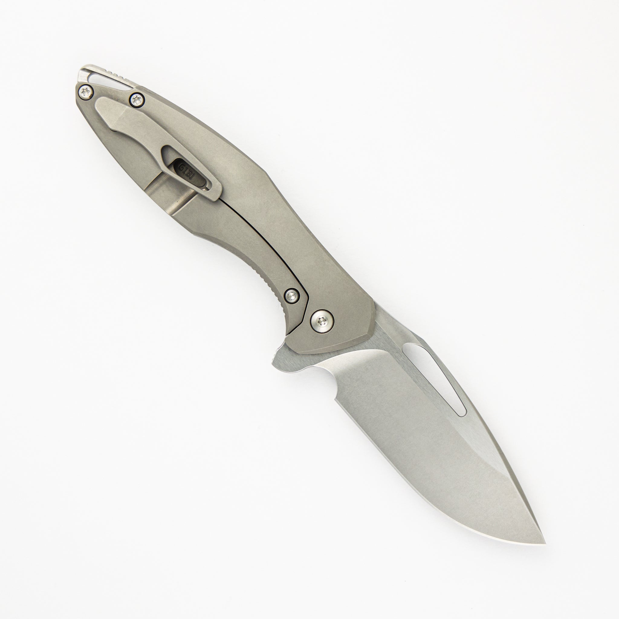 Mini Arius - Smooth Titanium Handle - M390 Blade