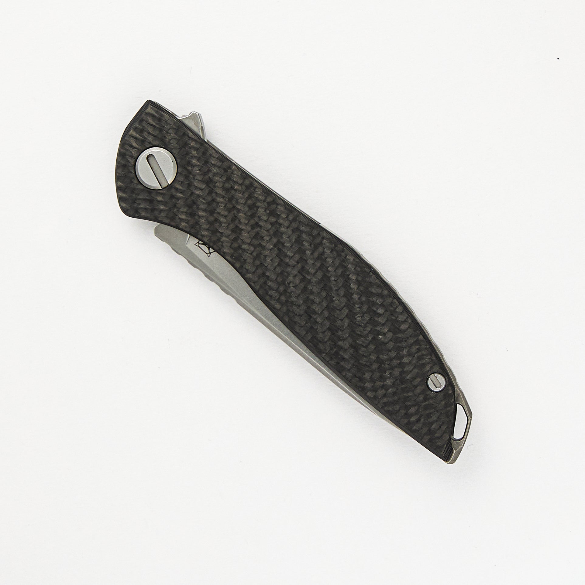 Shirogorov Hation Zero - M390 Blade -Carbon Fiber/Titanium Handle - MRBS