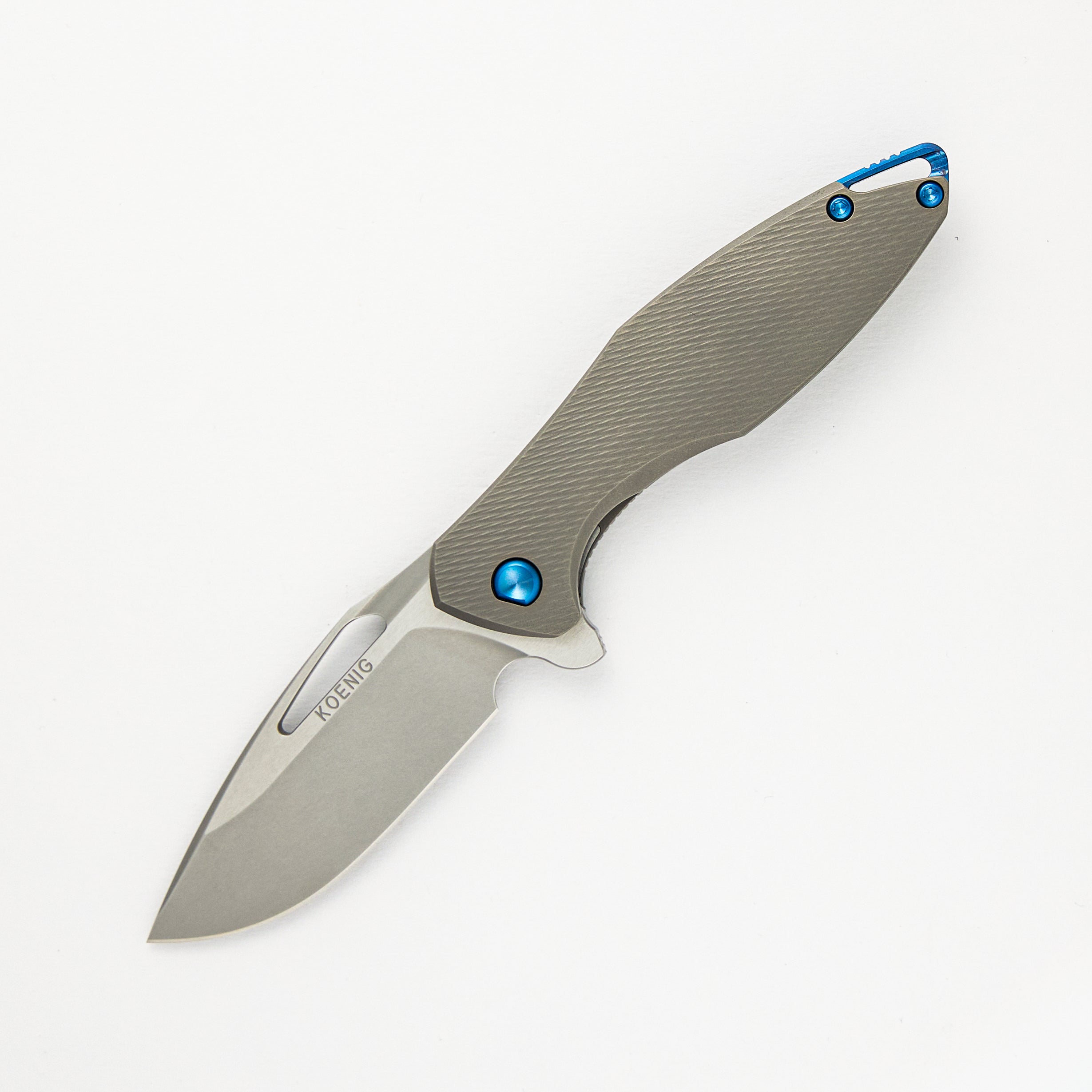 Mini Arius - Corda Pattern - Titanium Handle - M390 Blade