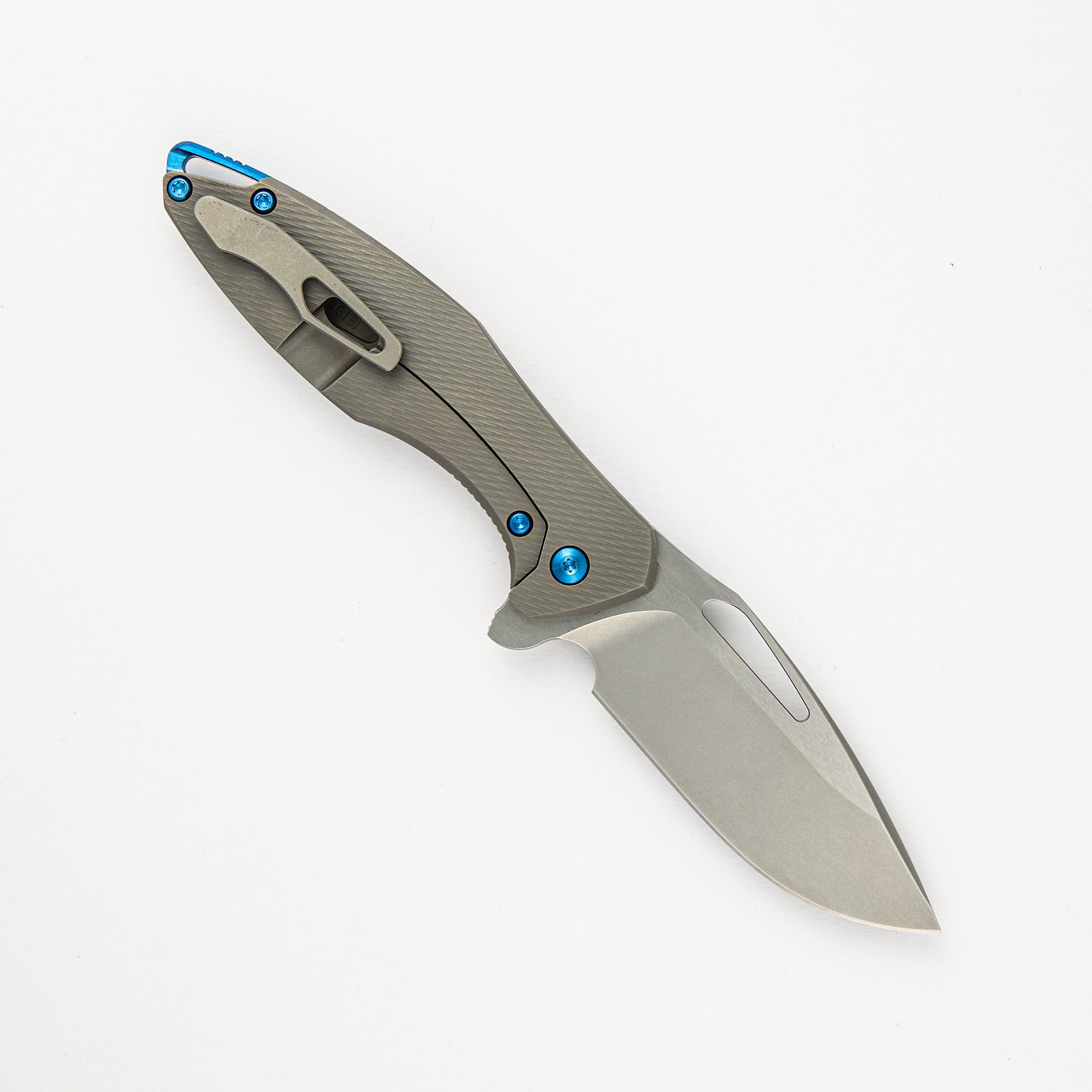 Mini Arius - Corda Pattern - Titanium Handle - M390 Blade