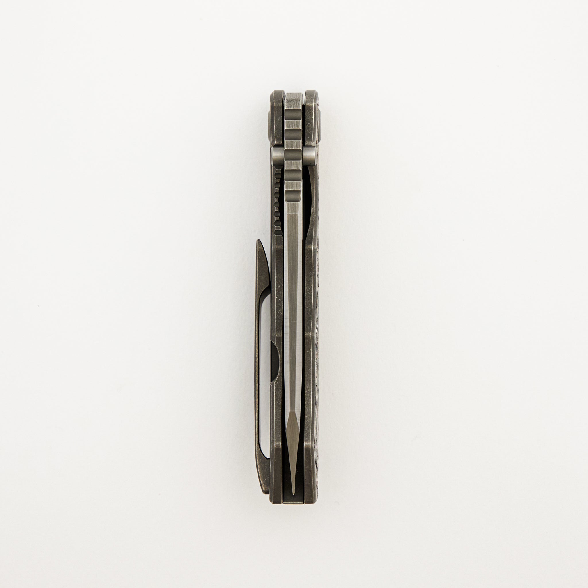 CKF Evo 1.1 - M398 Blade - Titanium Handle - Anna Sebestova Engraving