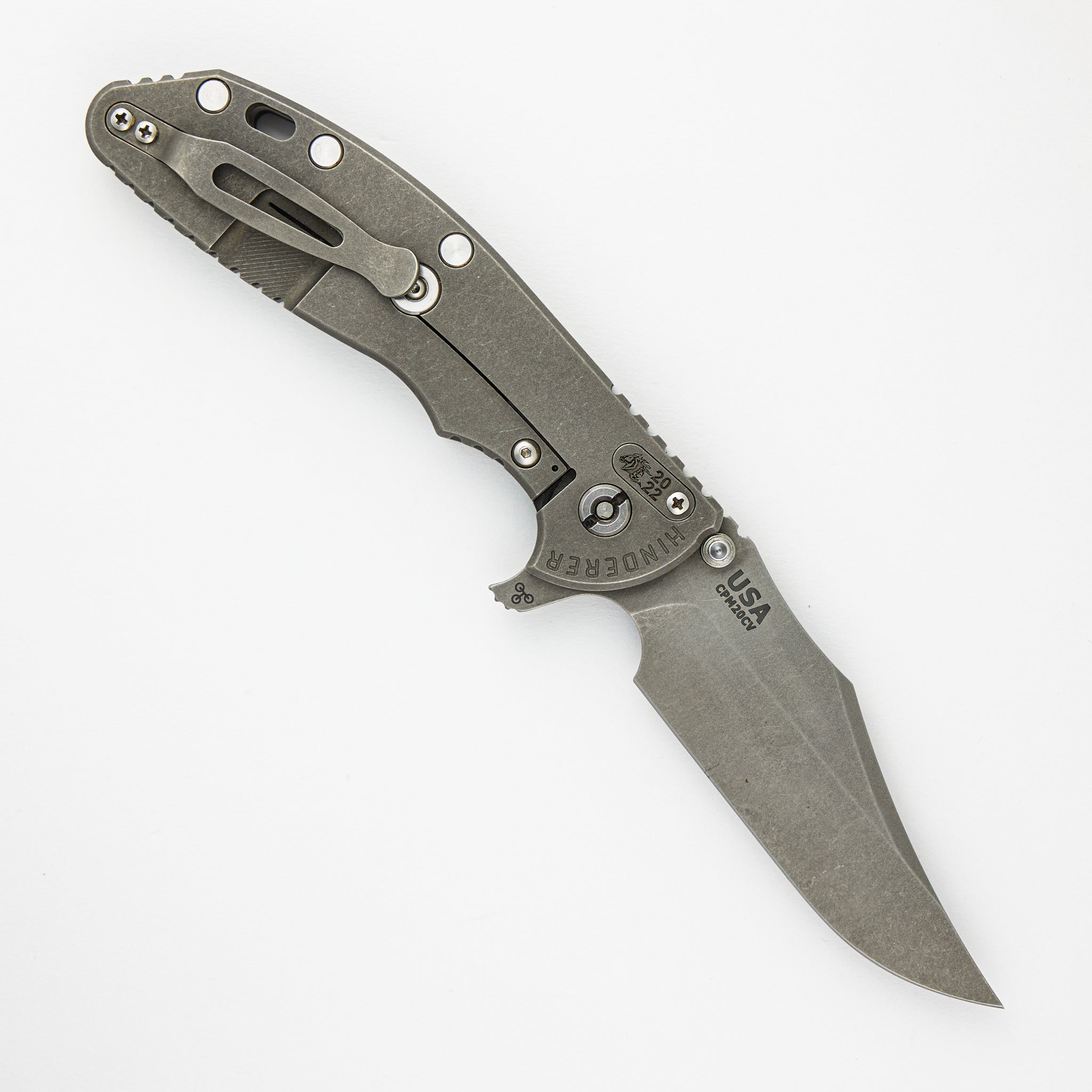 Hinderer XM-24 4.0" Bowie Tri-Way Working Finish