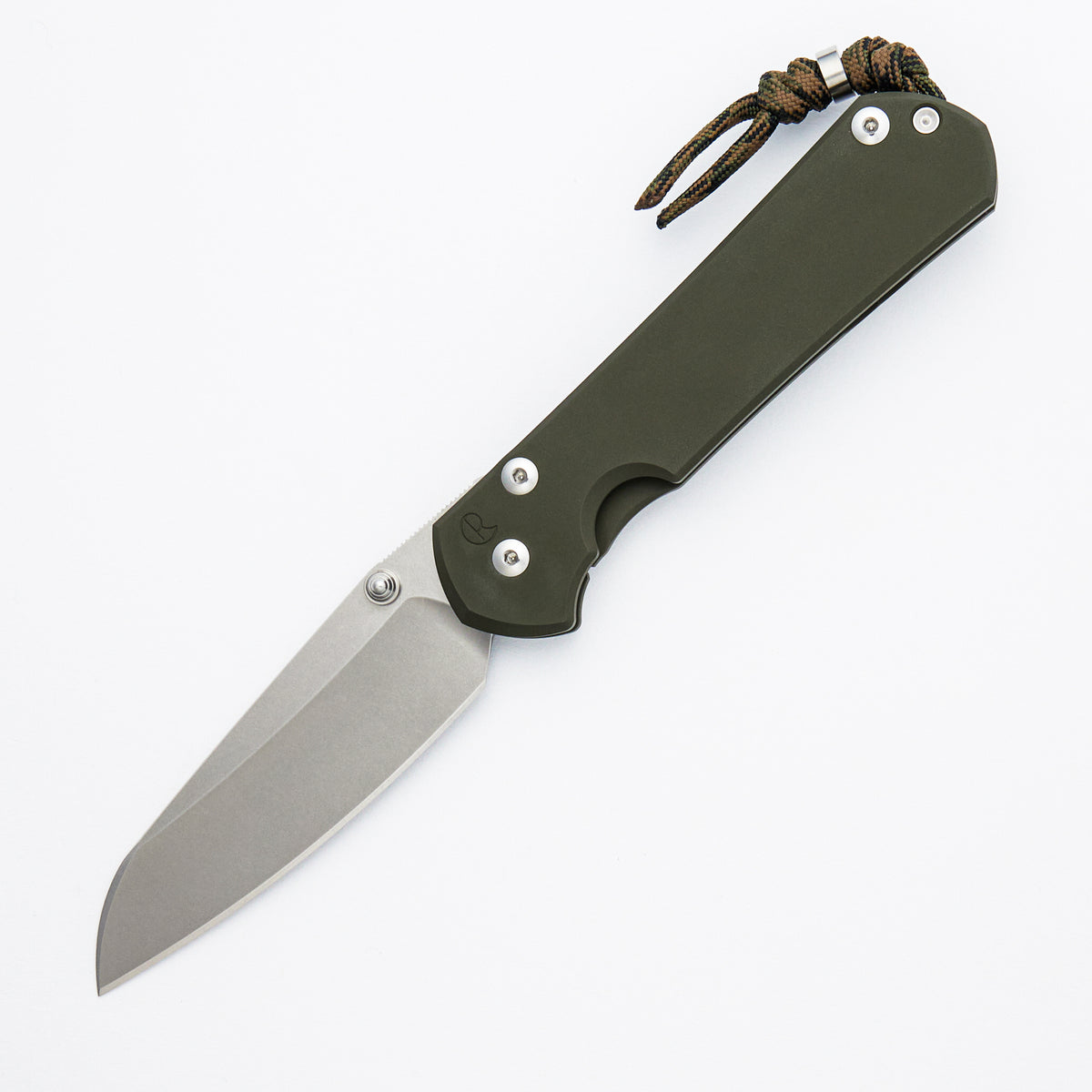 Large Sebenza 31 - OD Green Cerakote - Insingo CPM MagnaCut Blade - Silver Single Thumb Lug