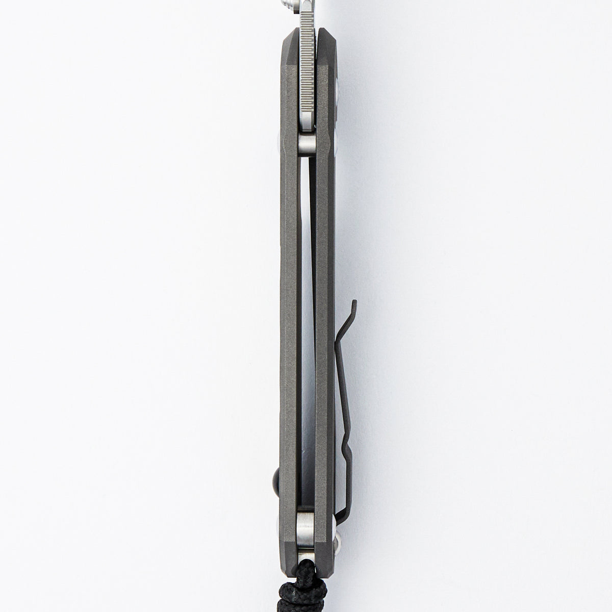 Large Sebenza 31 Unique Graphic - Polished Drop Point CPM MagnaCut Blade - Onyx - Silver Single Thumb Lug