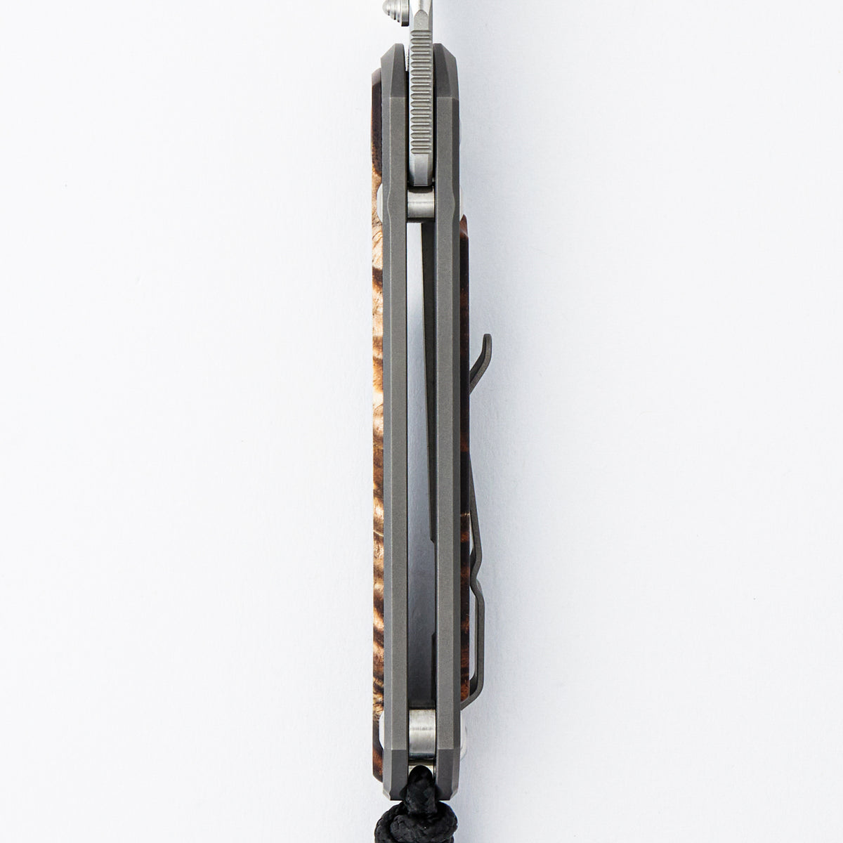 Small Sebenza 31 Annual 2025 - Koa Inlay - Drop Point CPM MagnaCut Blade - Silver Single Thumb Lug