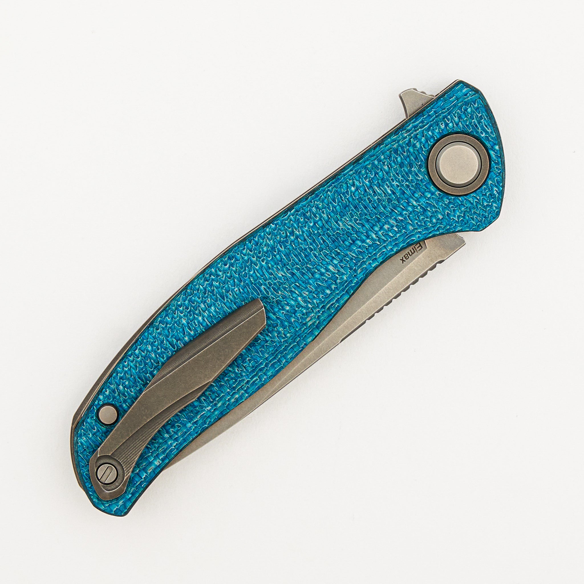 F3 - Elmax Blade - Aquamarine Alutex Handle - MRBS