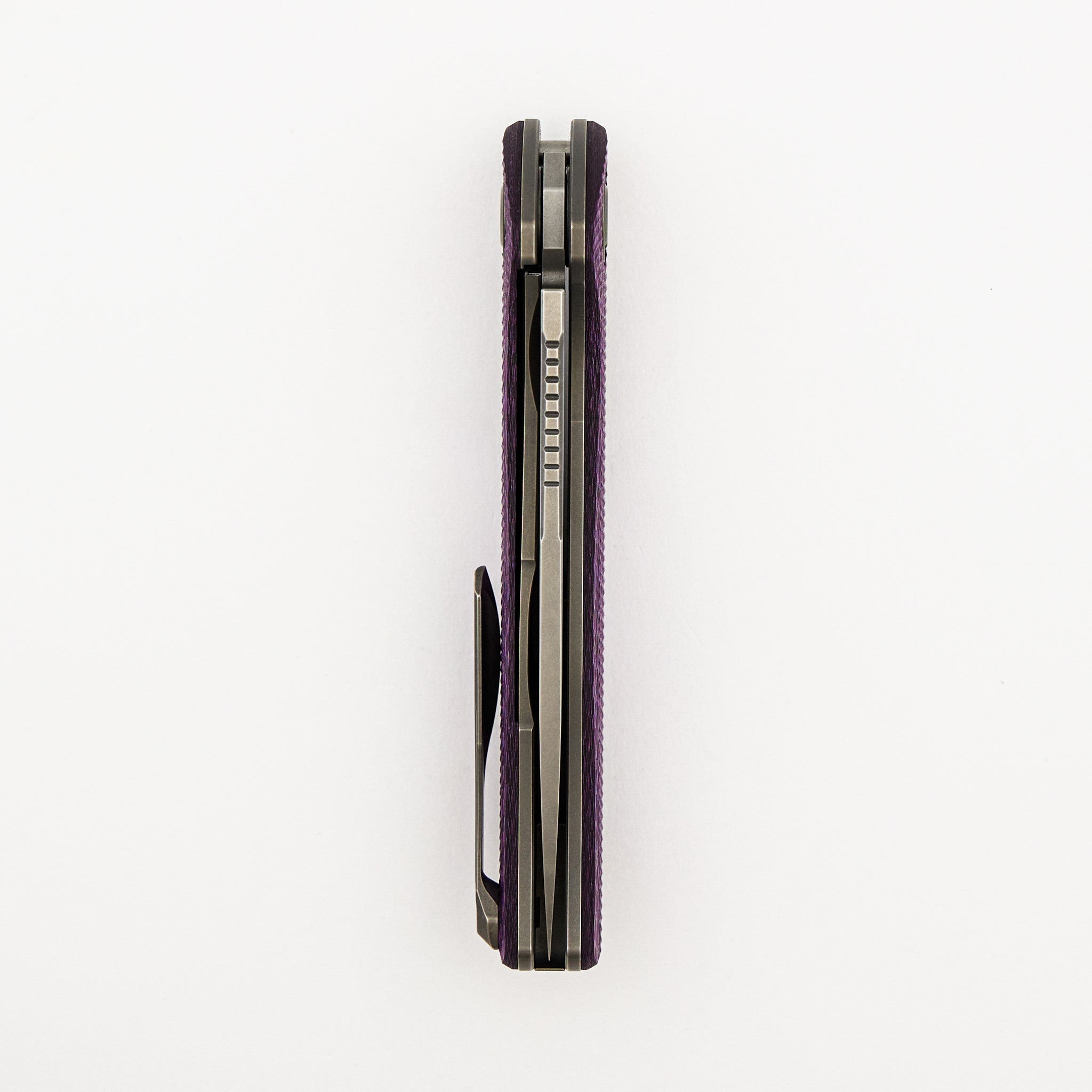 F3 - Elmax Blade - Purple Alutex Handle - MRBS