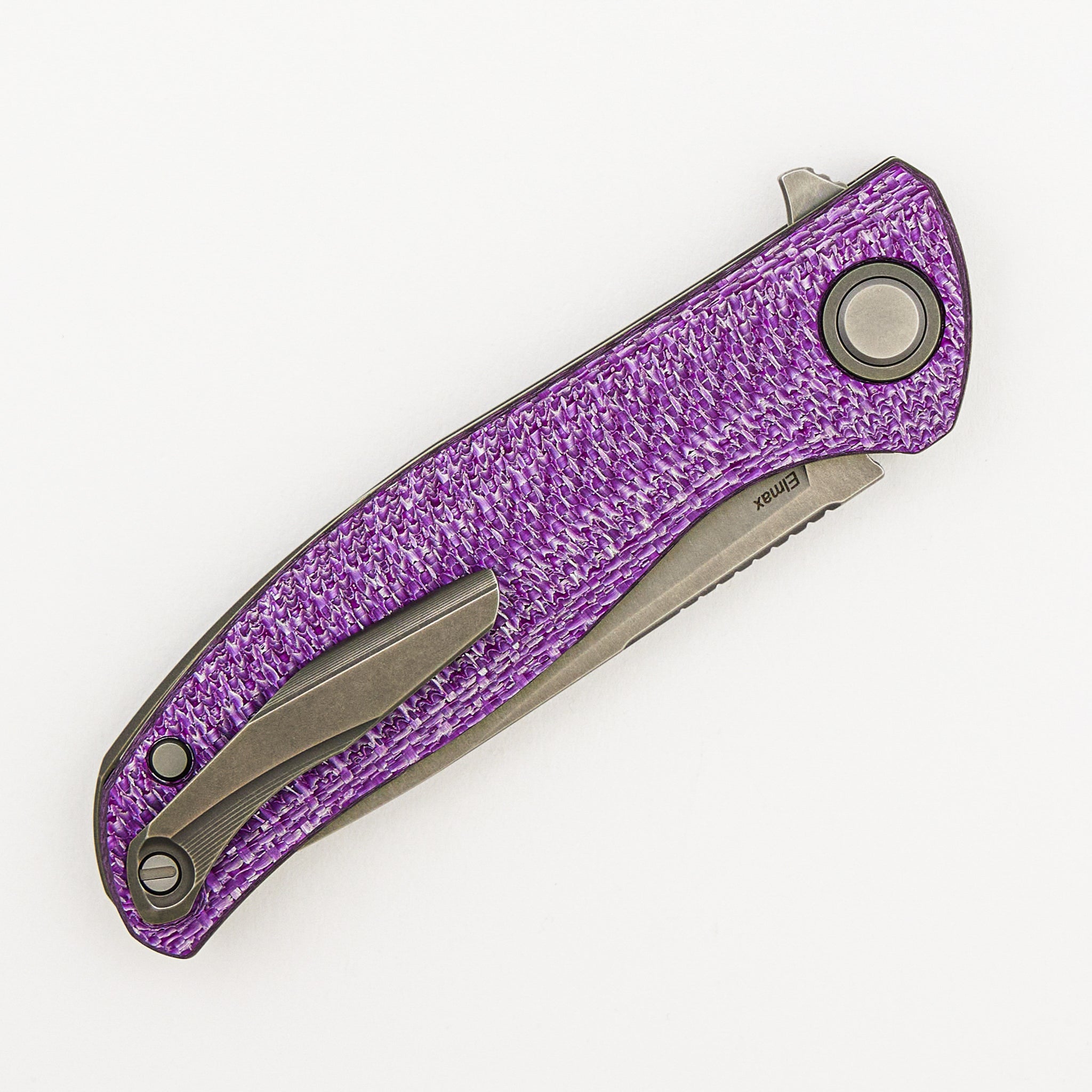 F3 - Elmax Blade - Purple Alutex Handle - MRBS