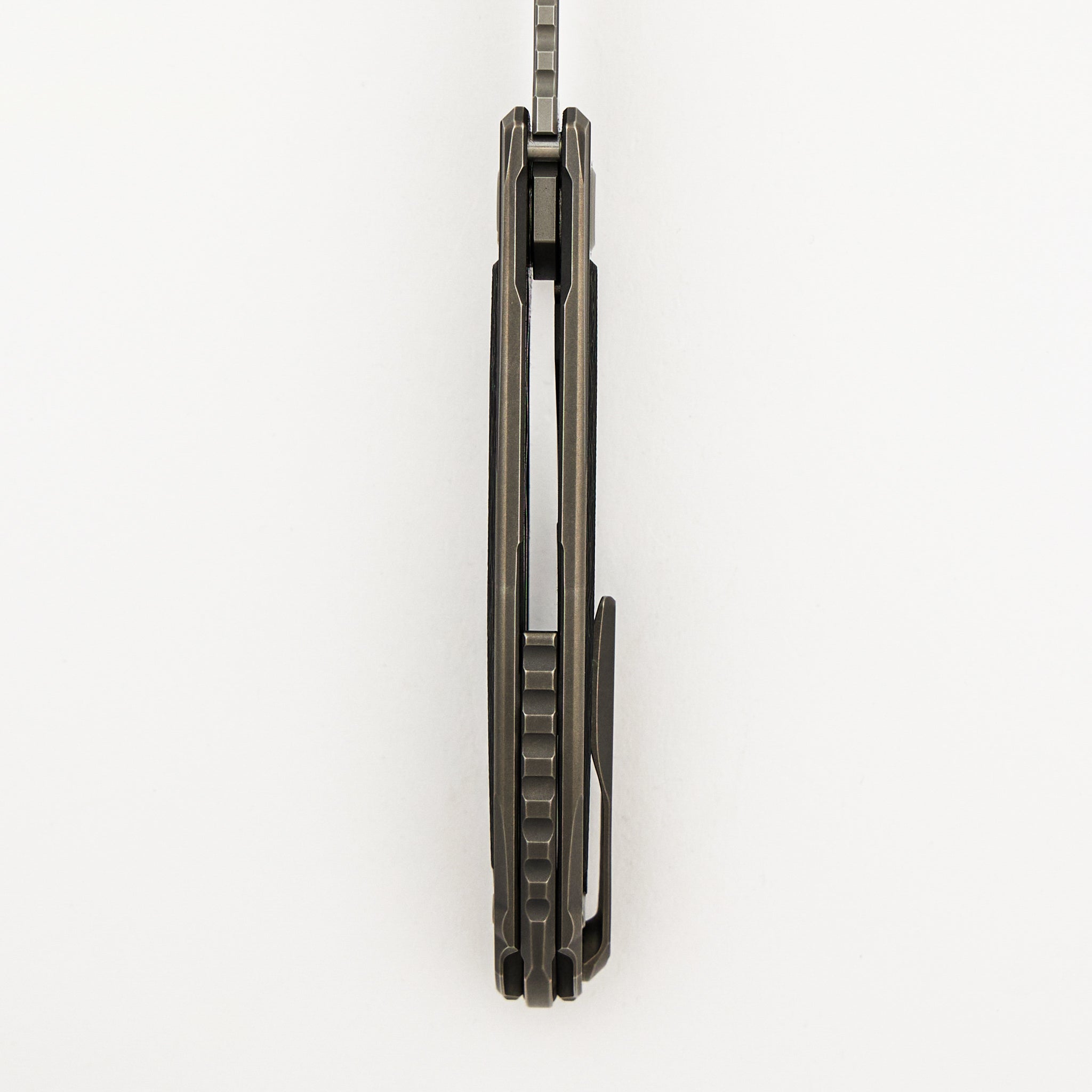 F95NL Gen. 5 - M390 Blade - Titanium Handle - Olive TechnoCarbo Inlays - MRBS