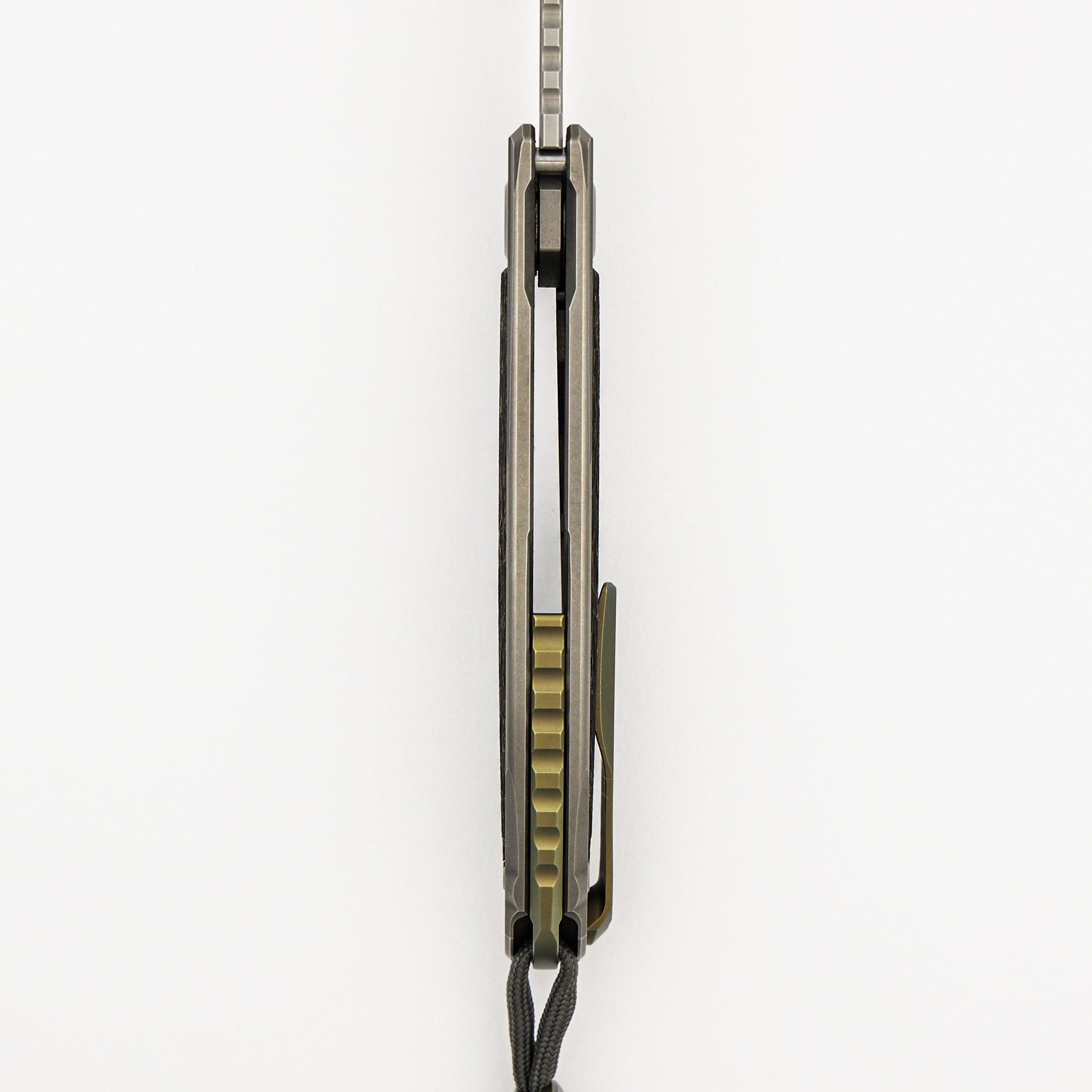 F95NL Gen. 5 - Blade Show Exclusive 2024 - M390 Blade - Titanium Handle - Golden Spark TechnoCarbo Inlays - MRBS
