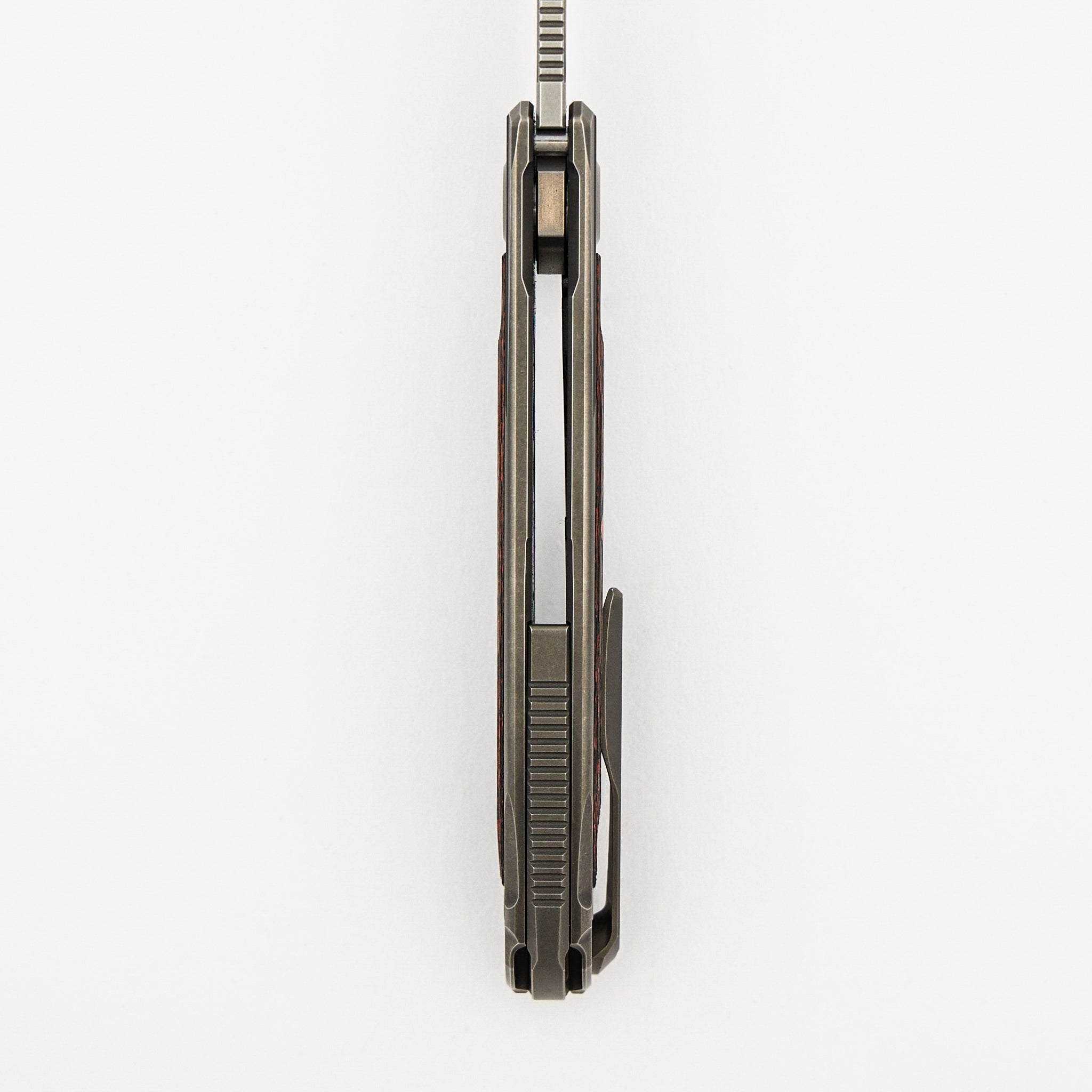 F95R NL - M390 Blade - Titanium Handle - Mars Valley Carbon Fiber Inlays - MRBS