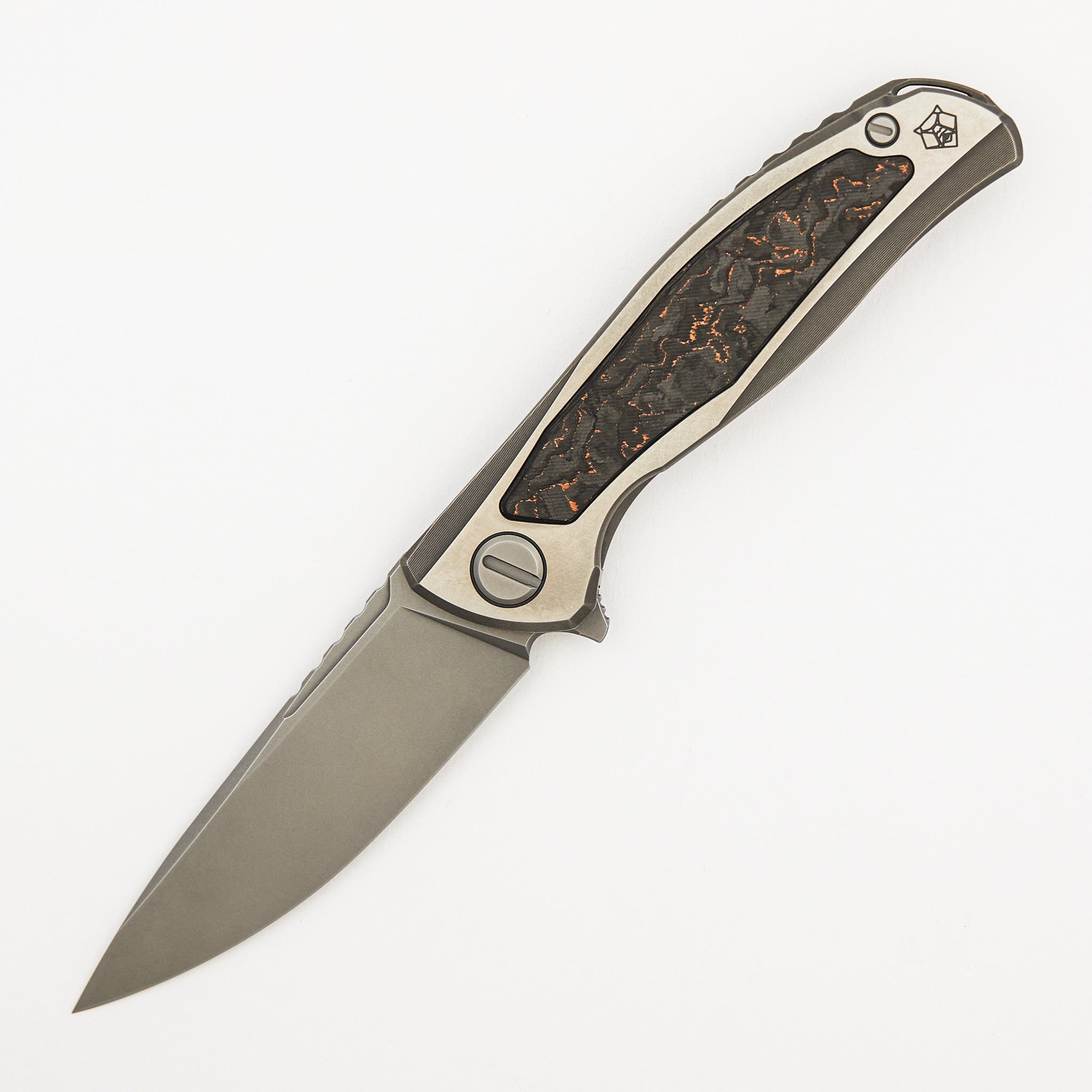 F95NL Gen. 5 - M390 Blade - Titanium Handle - Copper TechnoCarbo Inlays - MRBS