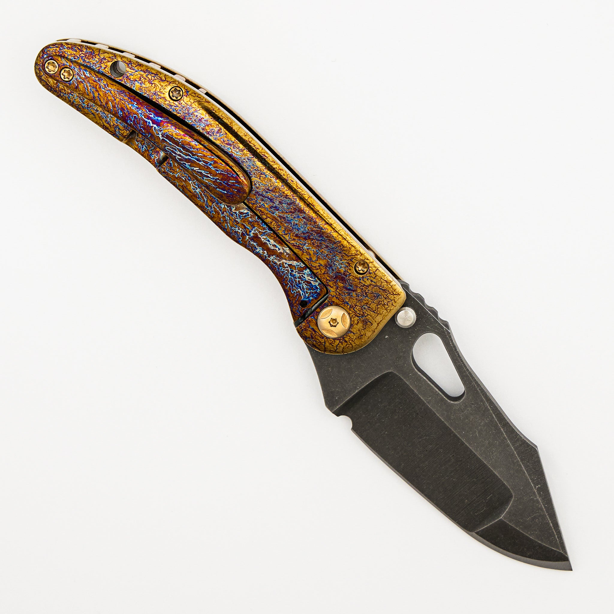 Damjan Knives Saurus Ti - Flamed