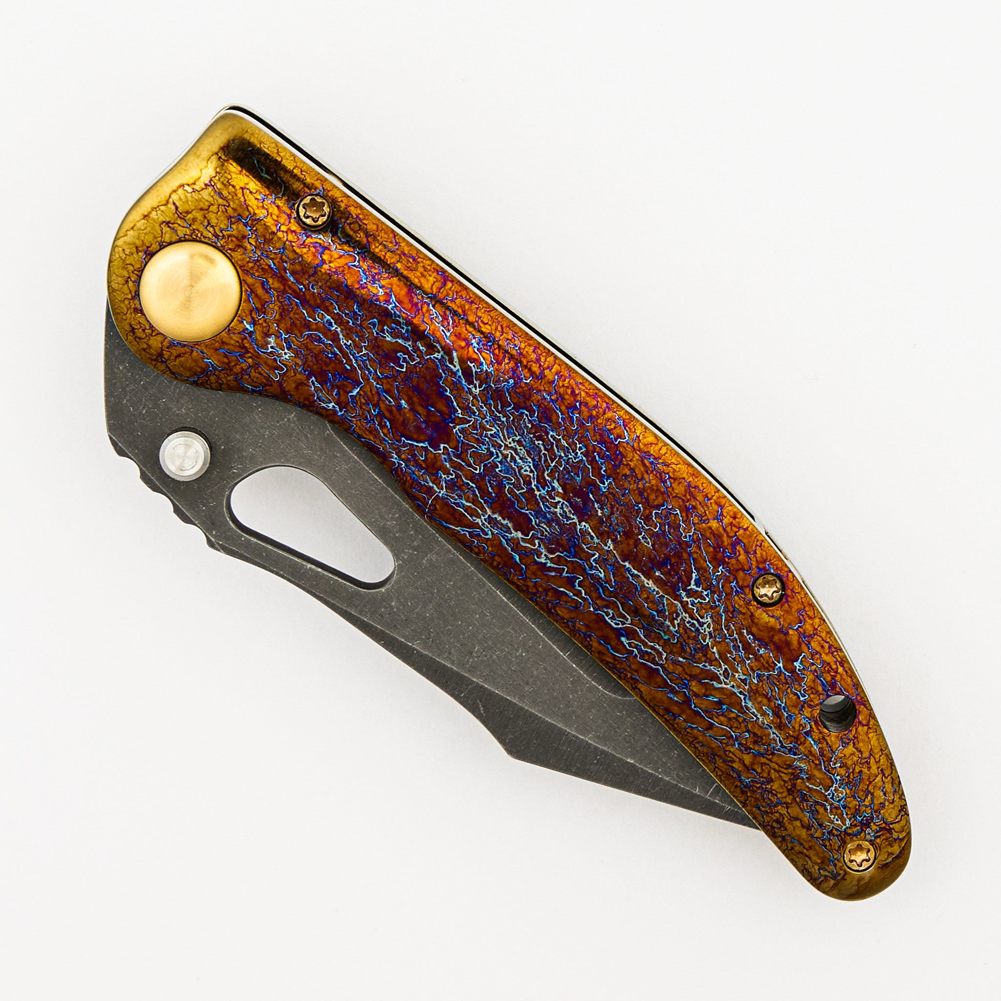 Damjan Knives Saurus Ti - Flamed