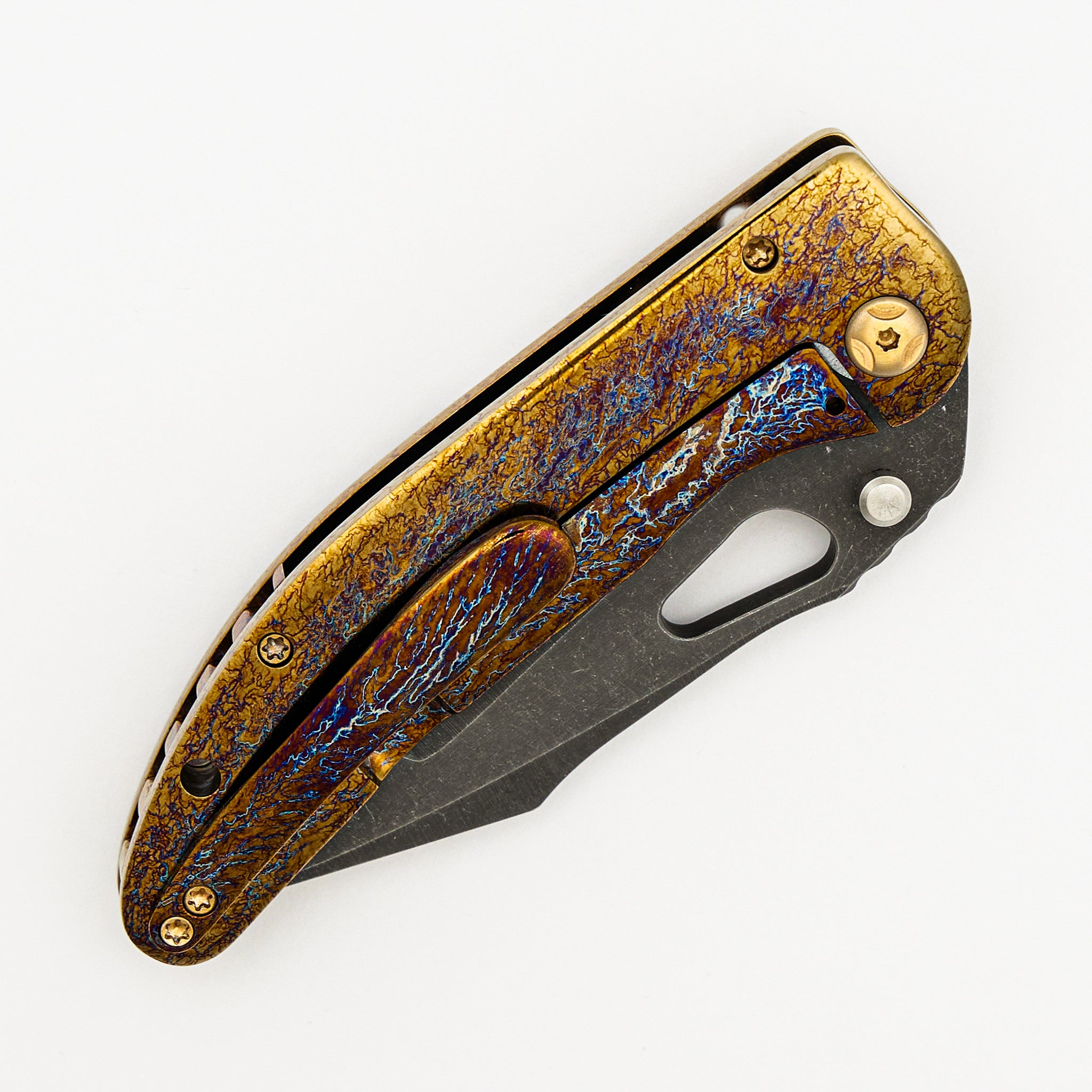 Damjan Knives Saurus Ti - Flamed