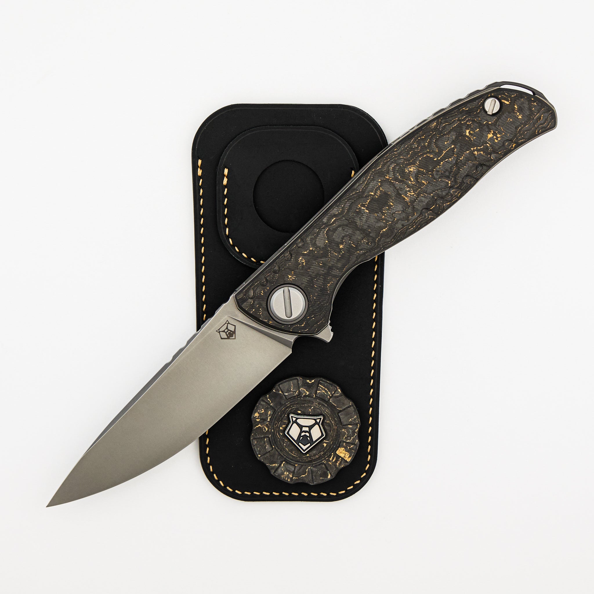 F3 - CCKS Spring 2025 Show Exclusive Set - HiTex Gear Poker Chip - Cova Leather Pouch
