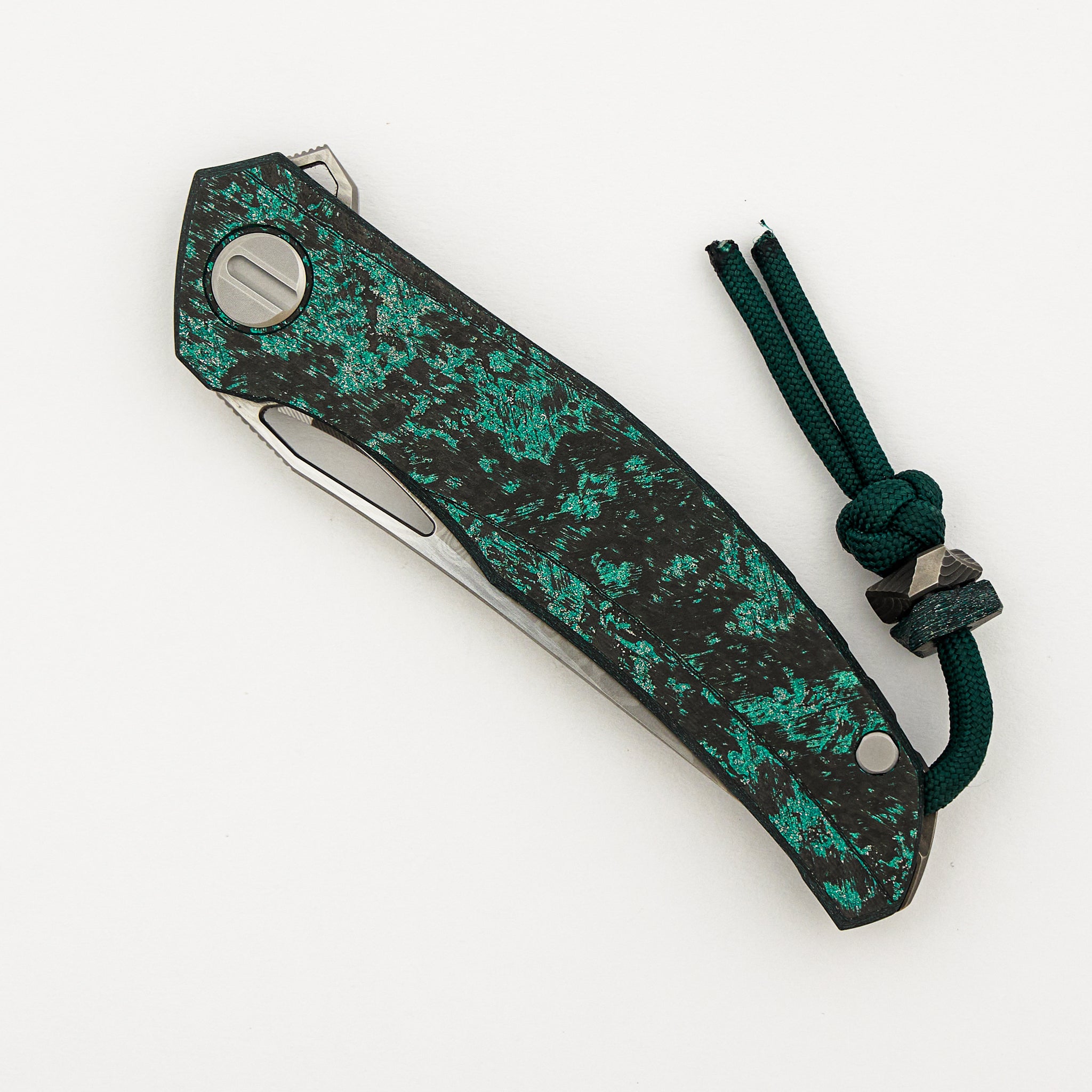 Quantium TKM - Titanium/Teal Magnetic CarboTi Handle - ZDI-E Blade - MRBS