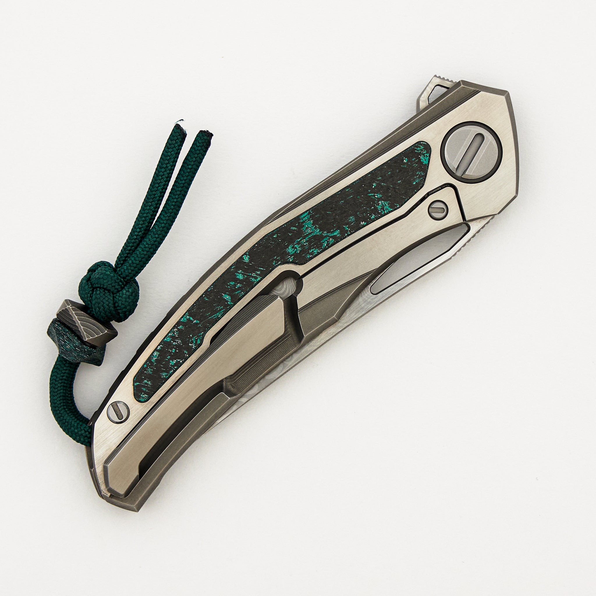 Quantium TKM - Titanium/Teal Magnetic CarboTi Handle - ZDI-E Blade - MRBS